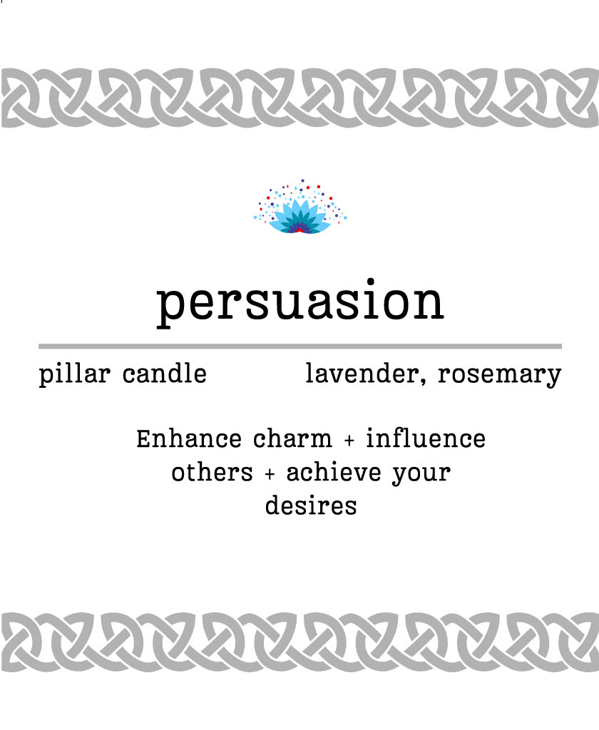 Manifestation Pillar Candle Persuasion 7"x1.5"
