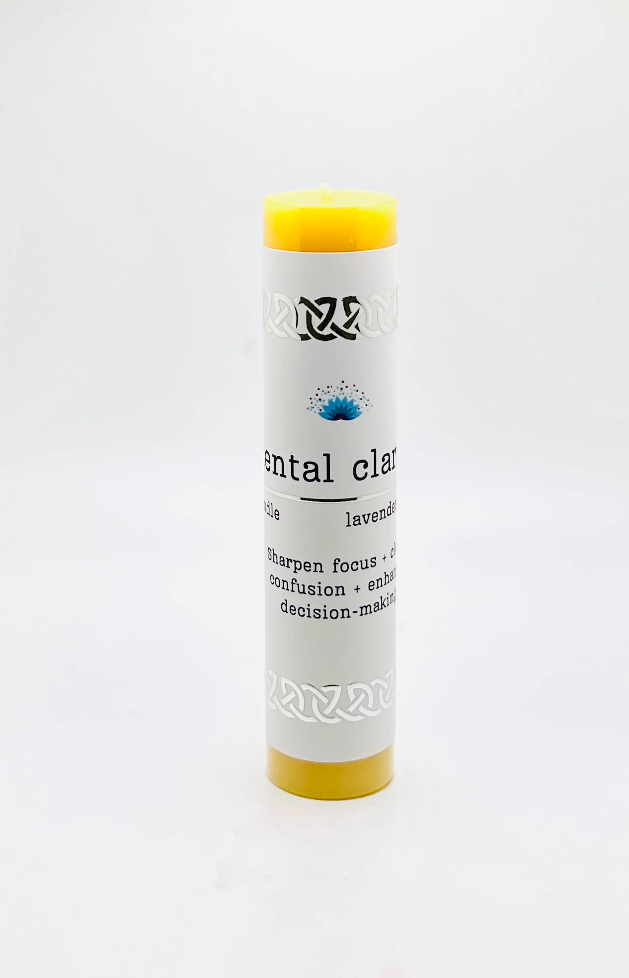 Manifestation Pillar Candle Mental clarity 7"x1.5"
