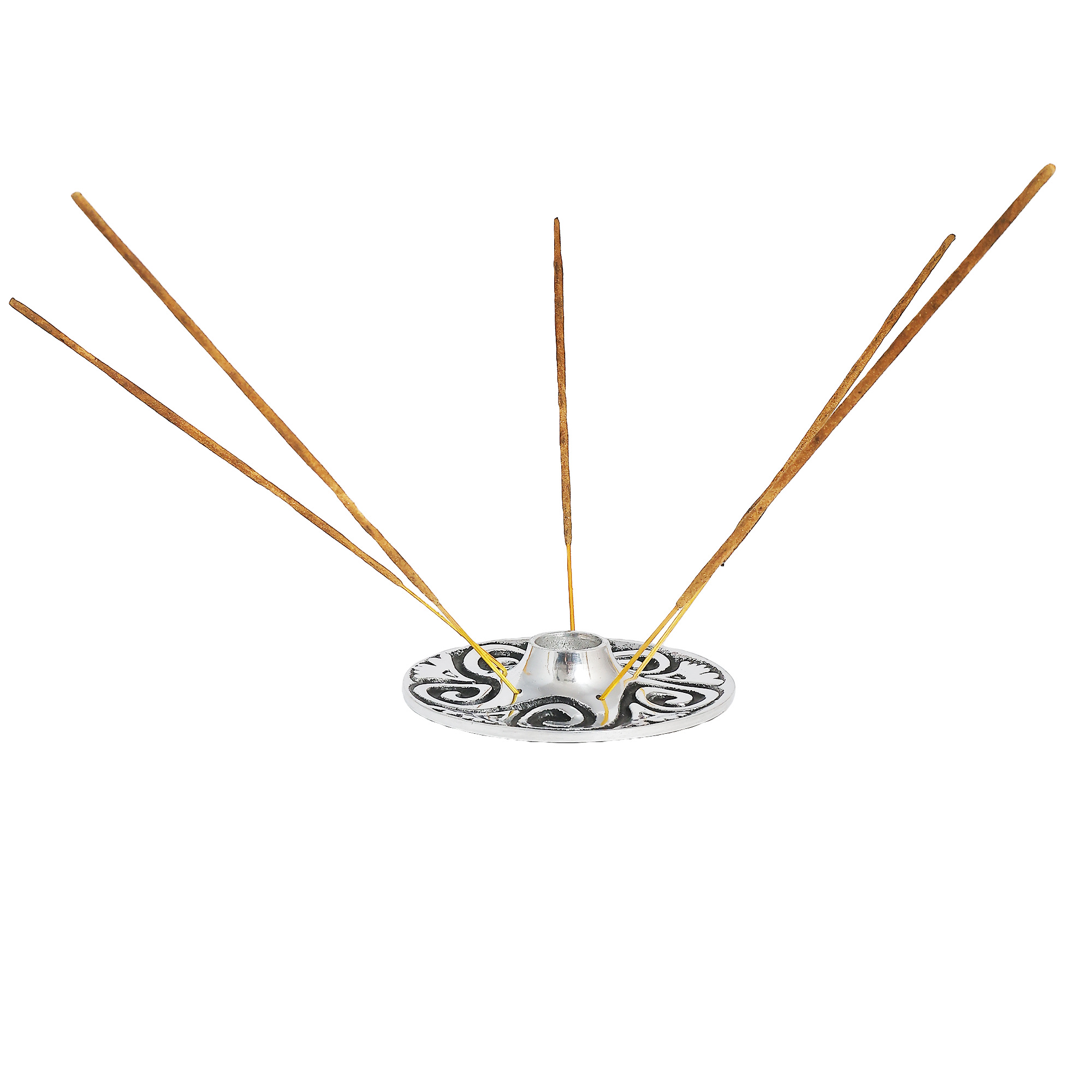 Spiral Metal Chime Candle & Incense holder
