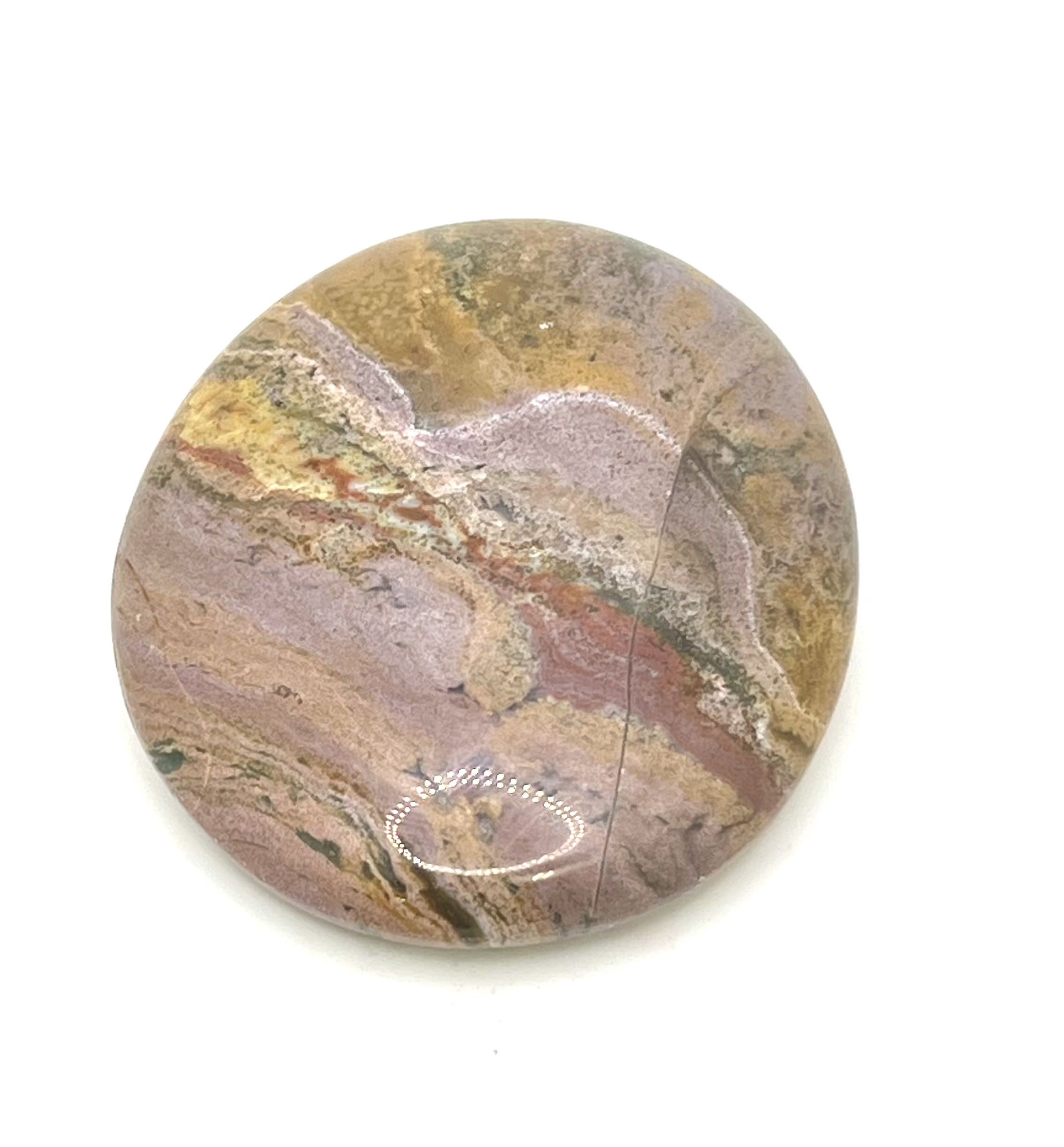 Ocean Jasper Palm Stone 4-5"