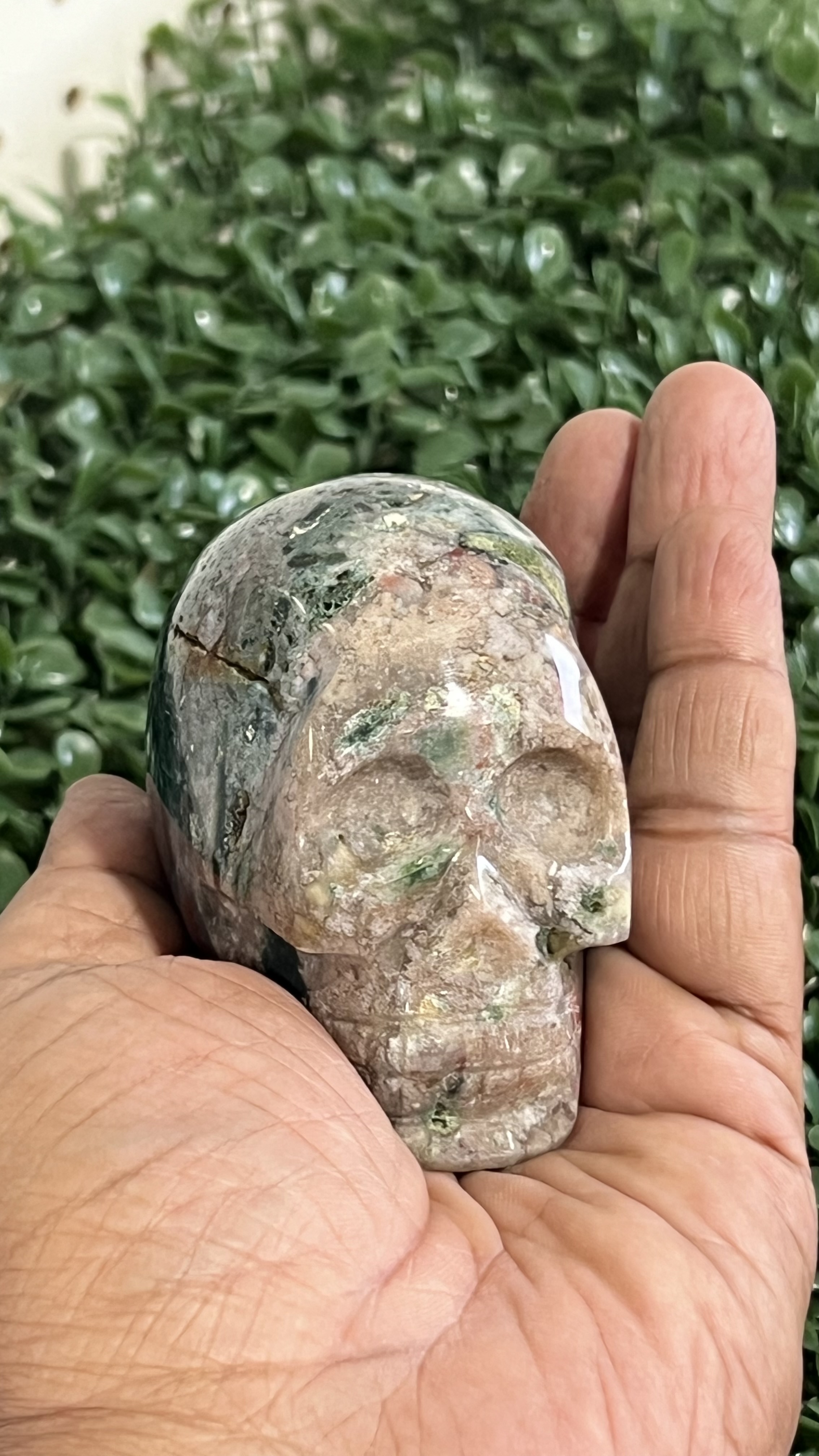 Ocean Jasper Crystal Skull 3-4"