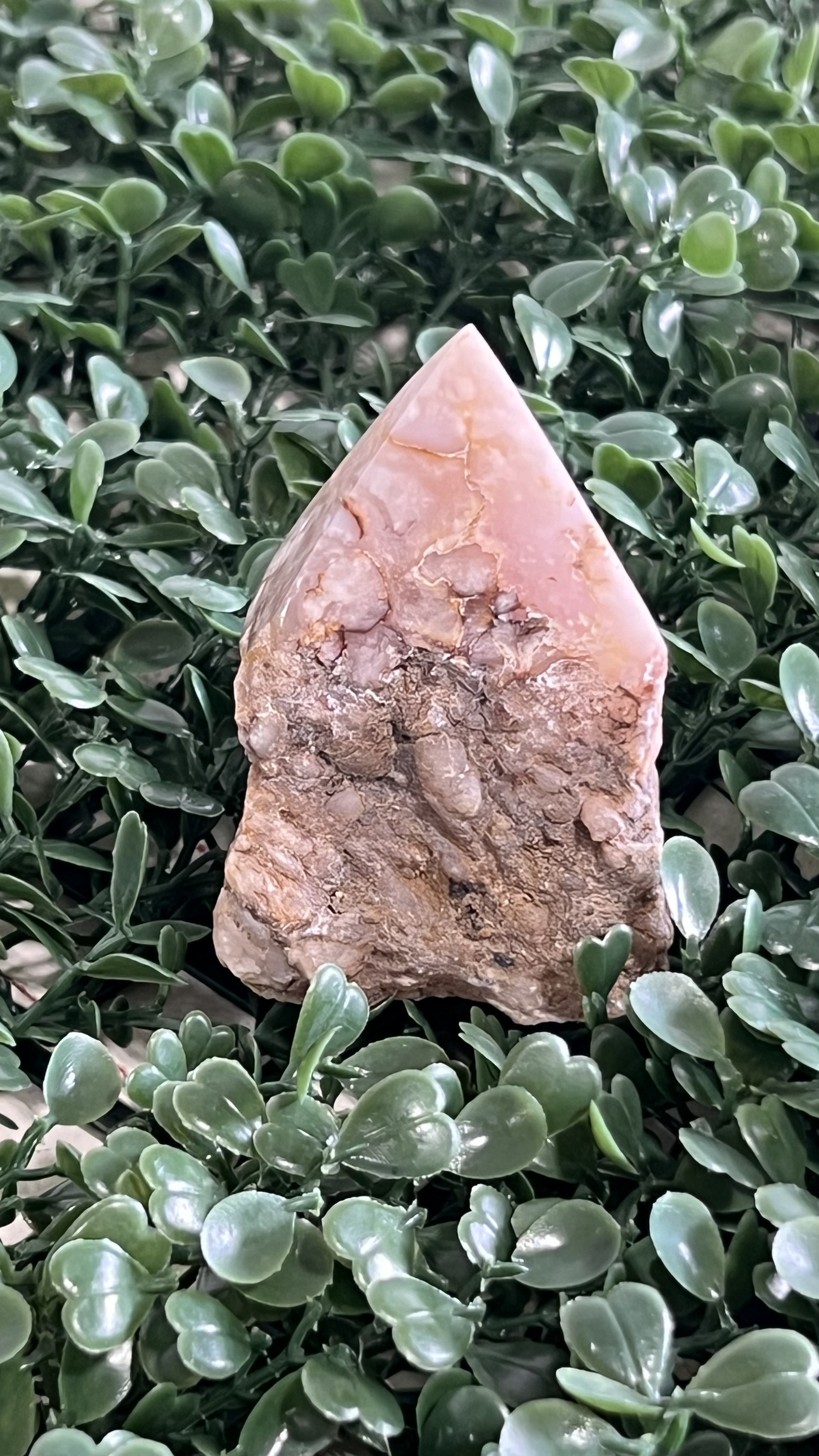 Cherry Blossom Agate Rough Point 2-3"