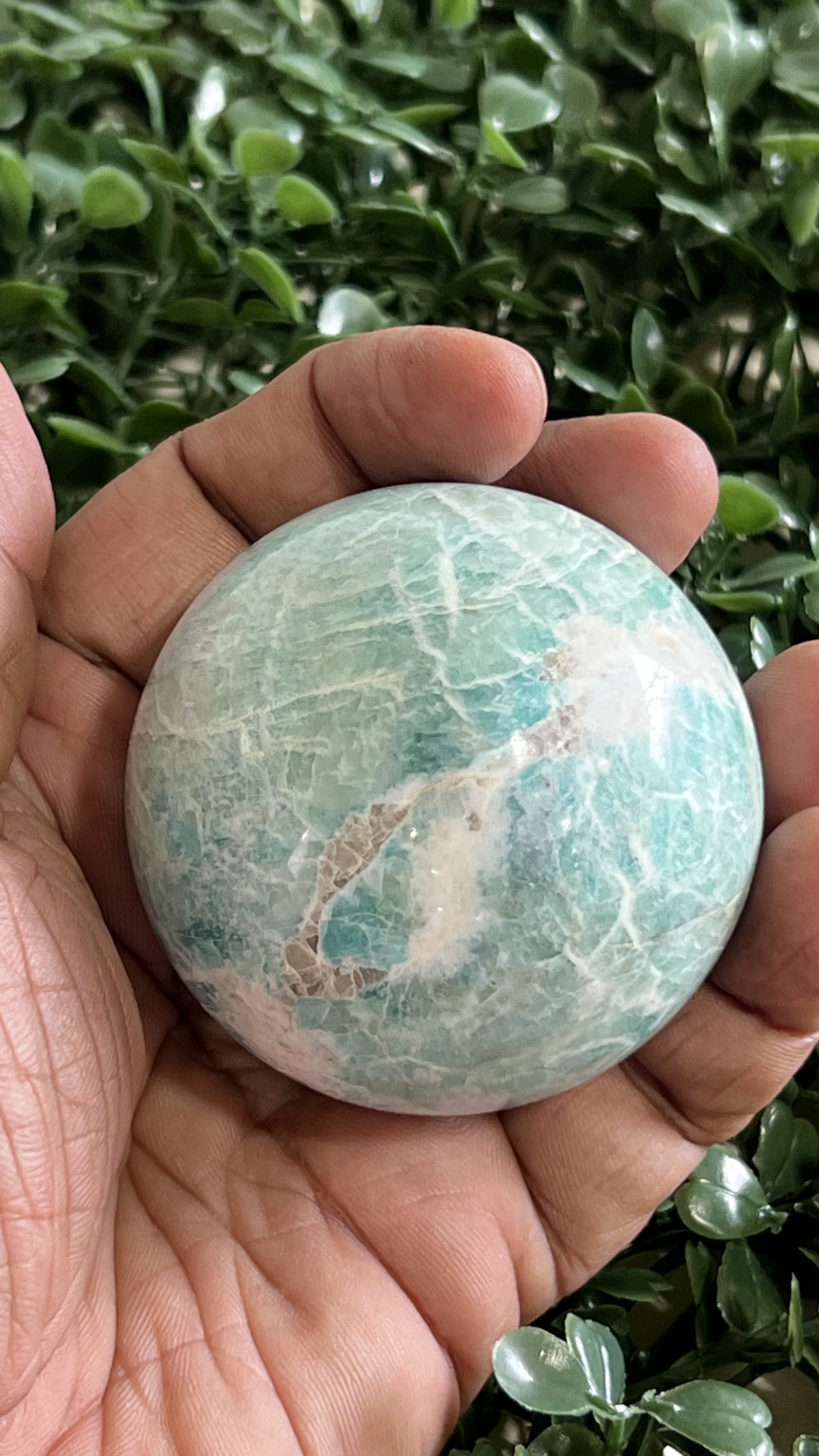 Amazonite Crystal Sphere 50-65mm