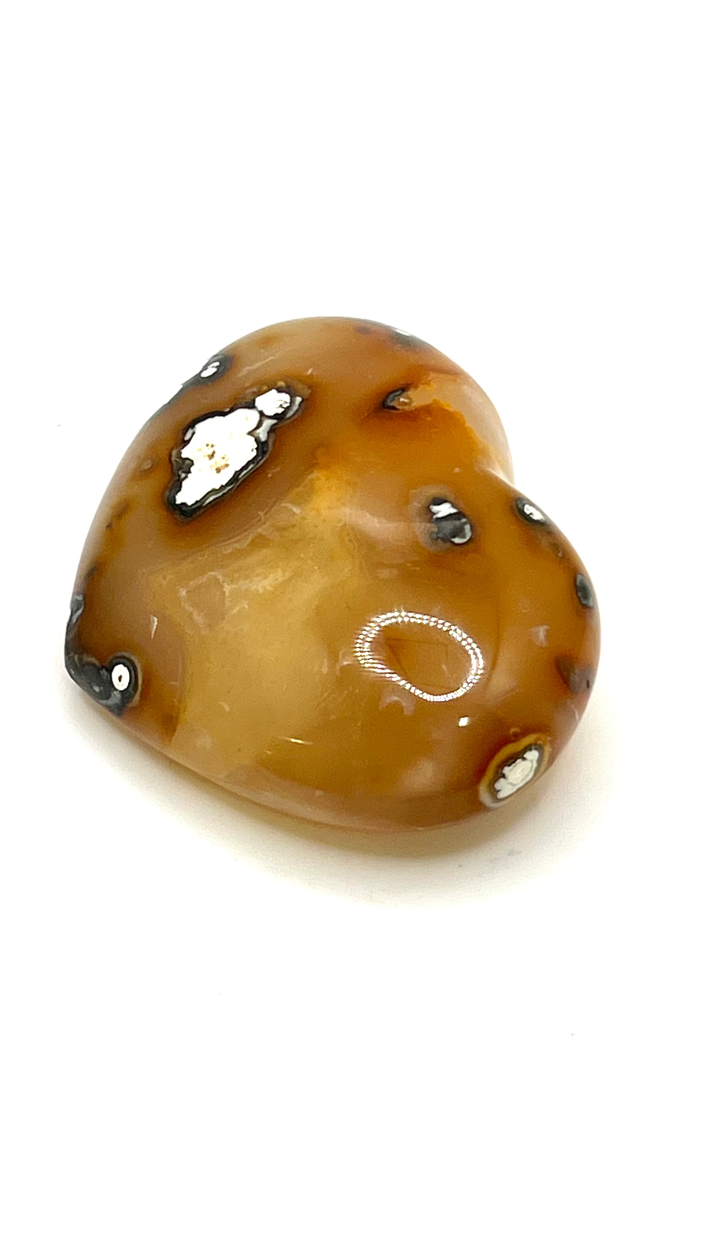 Red Carnelian Heart 2-3"