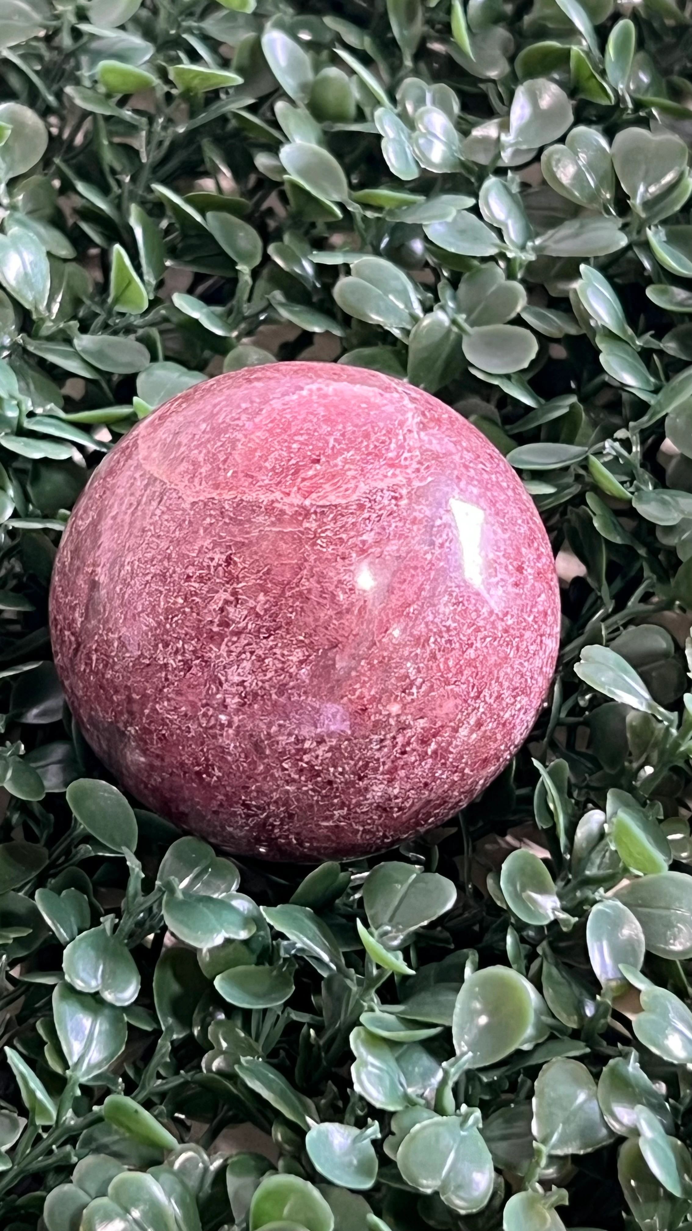 Rhodonite Sphere 2-2.5"