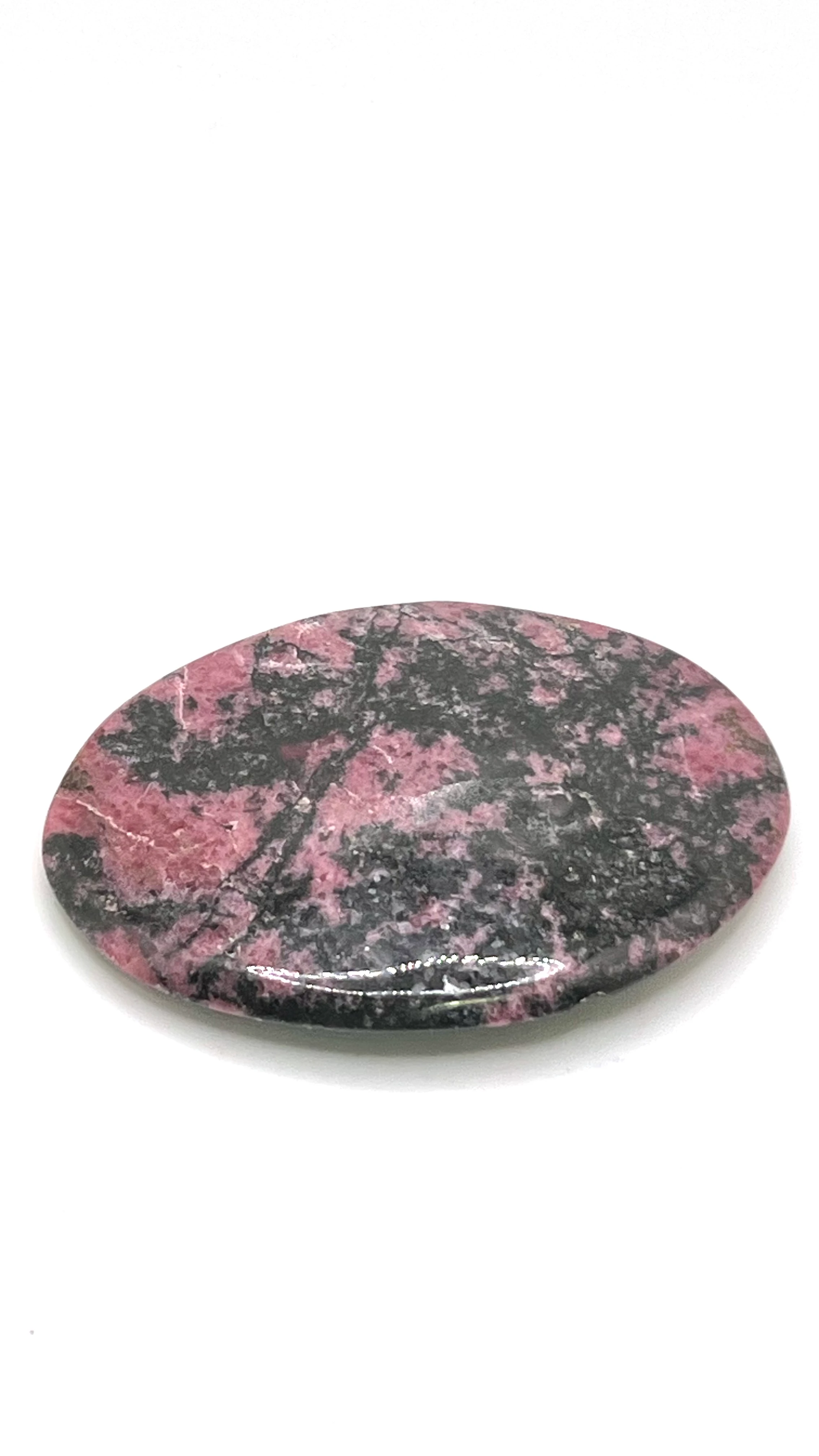 Rhodonite Palm Stone 3-3.5"
