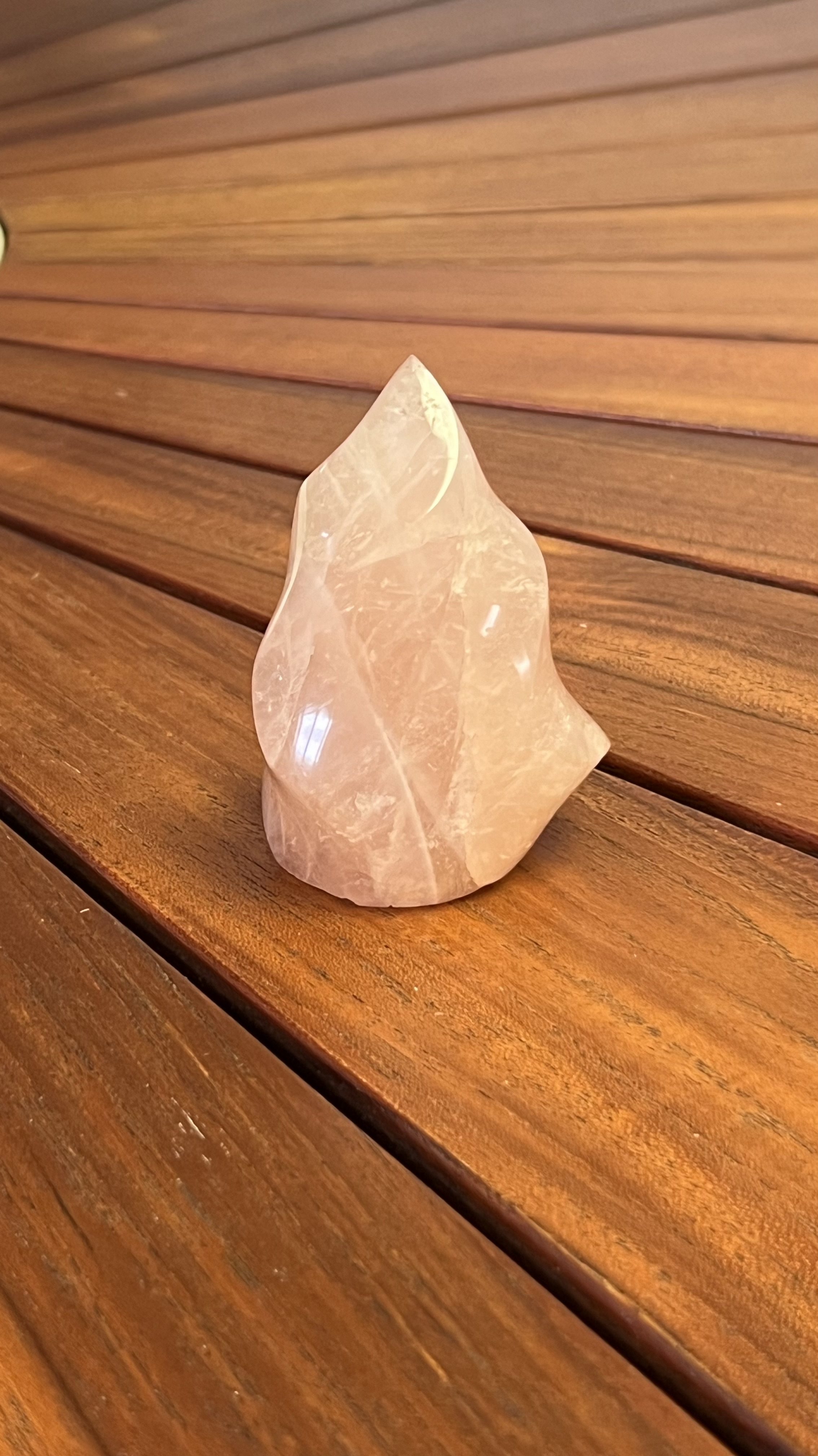 Rose Quartz Flame 5-5.5" New Arrivals
