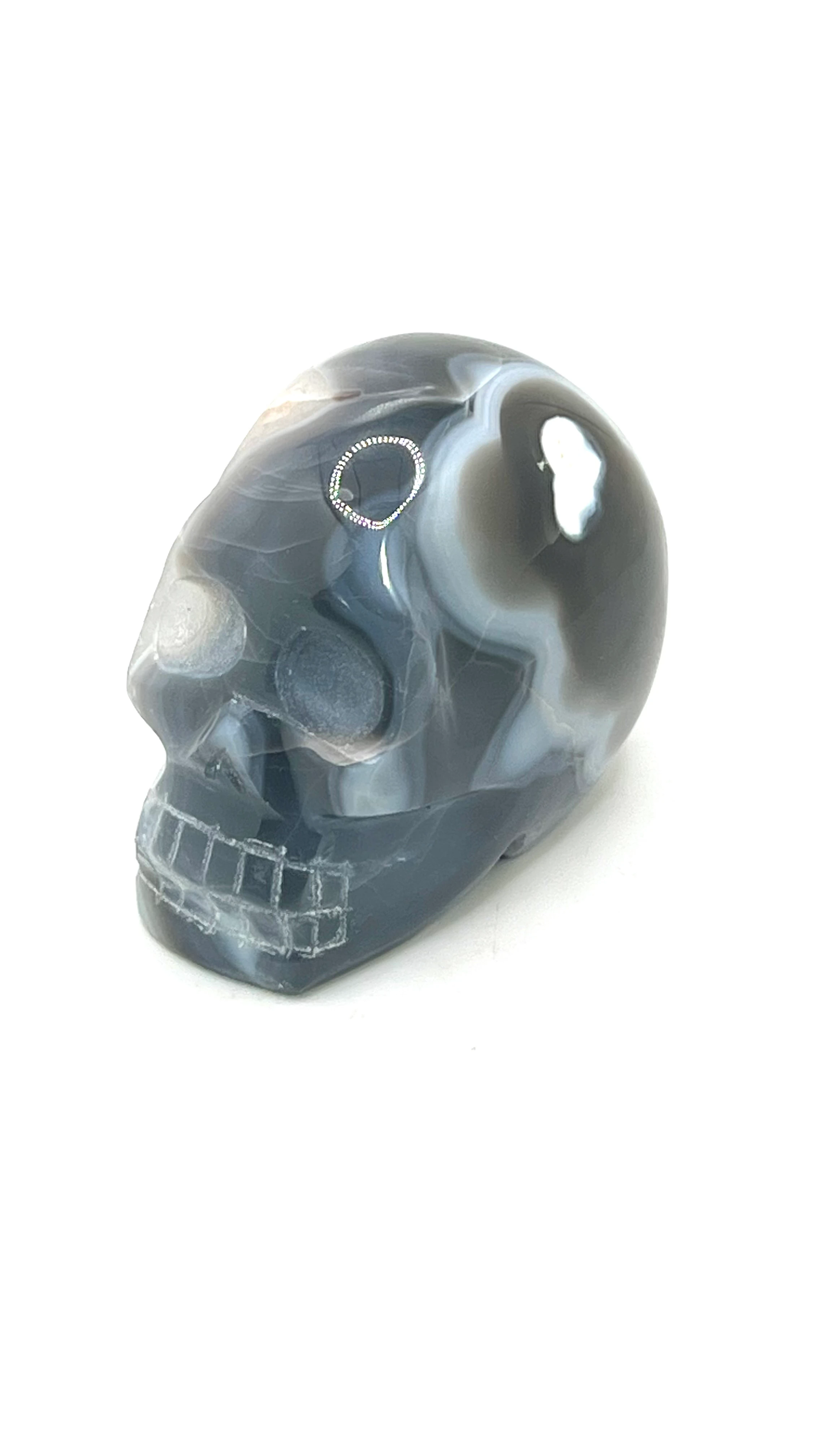  Orca Agate Skull 3-3.5"
