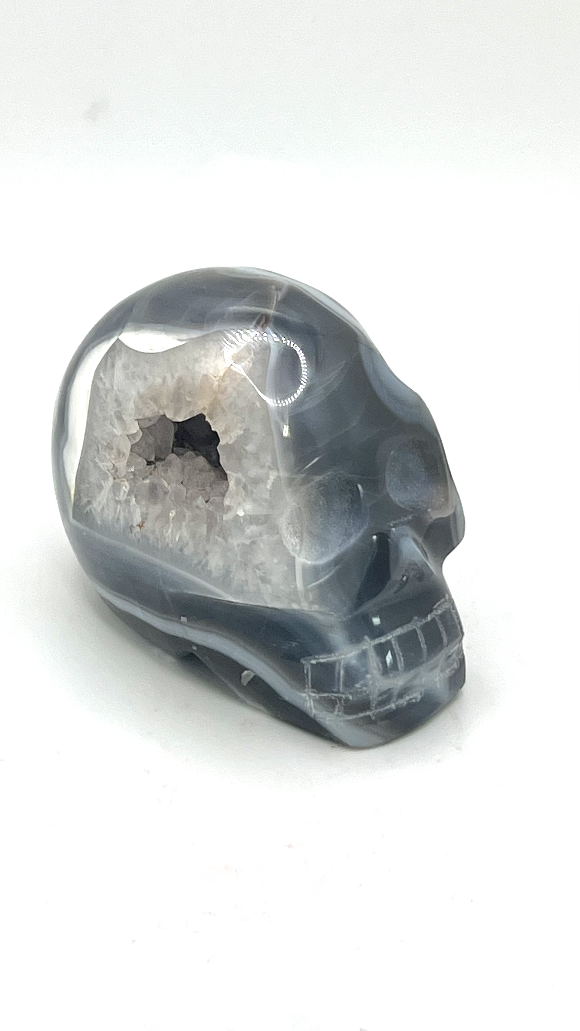  Orca Agate Skull 3-3.5"