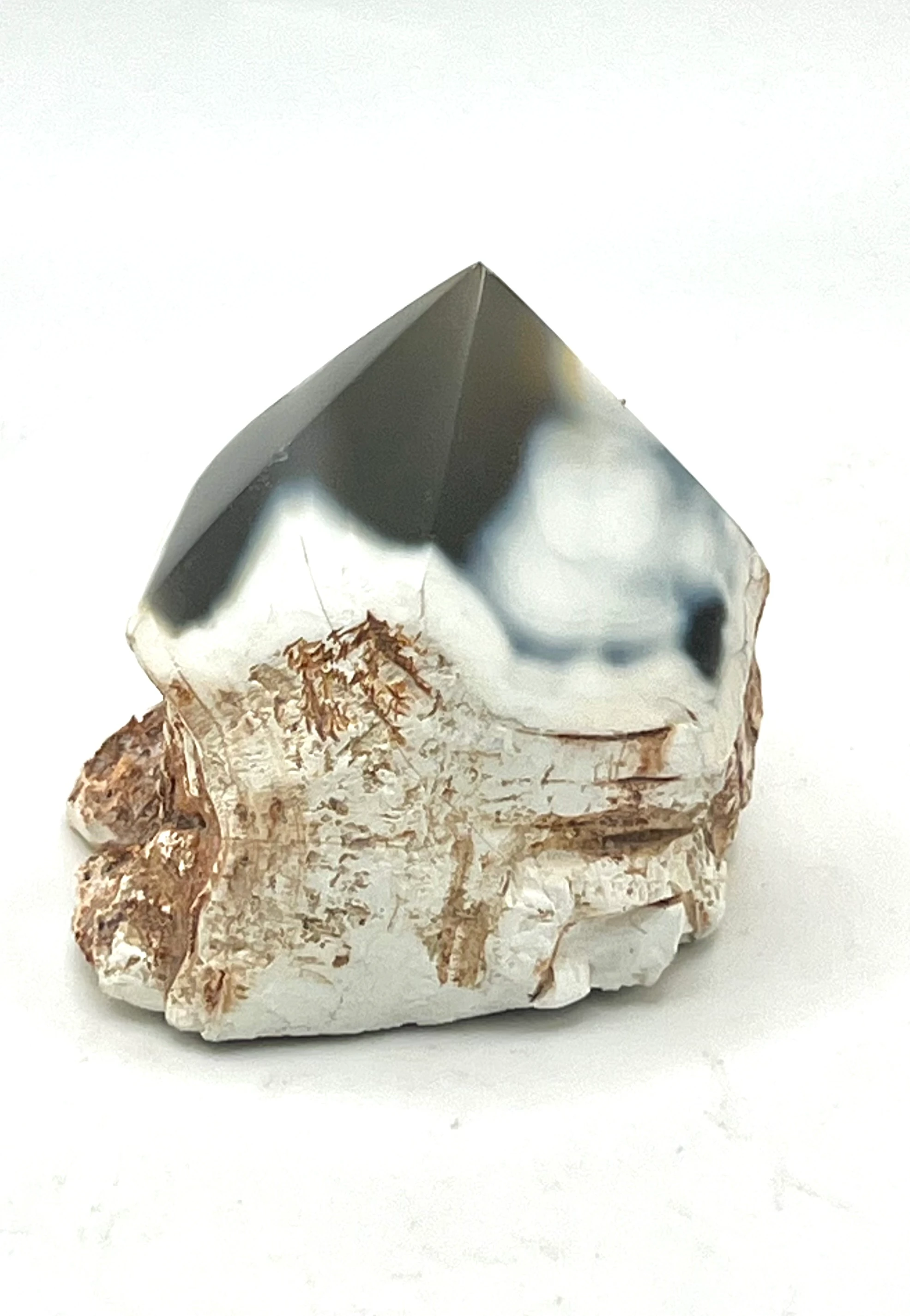Orca Agate Rough Point 3-4" 