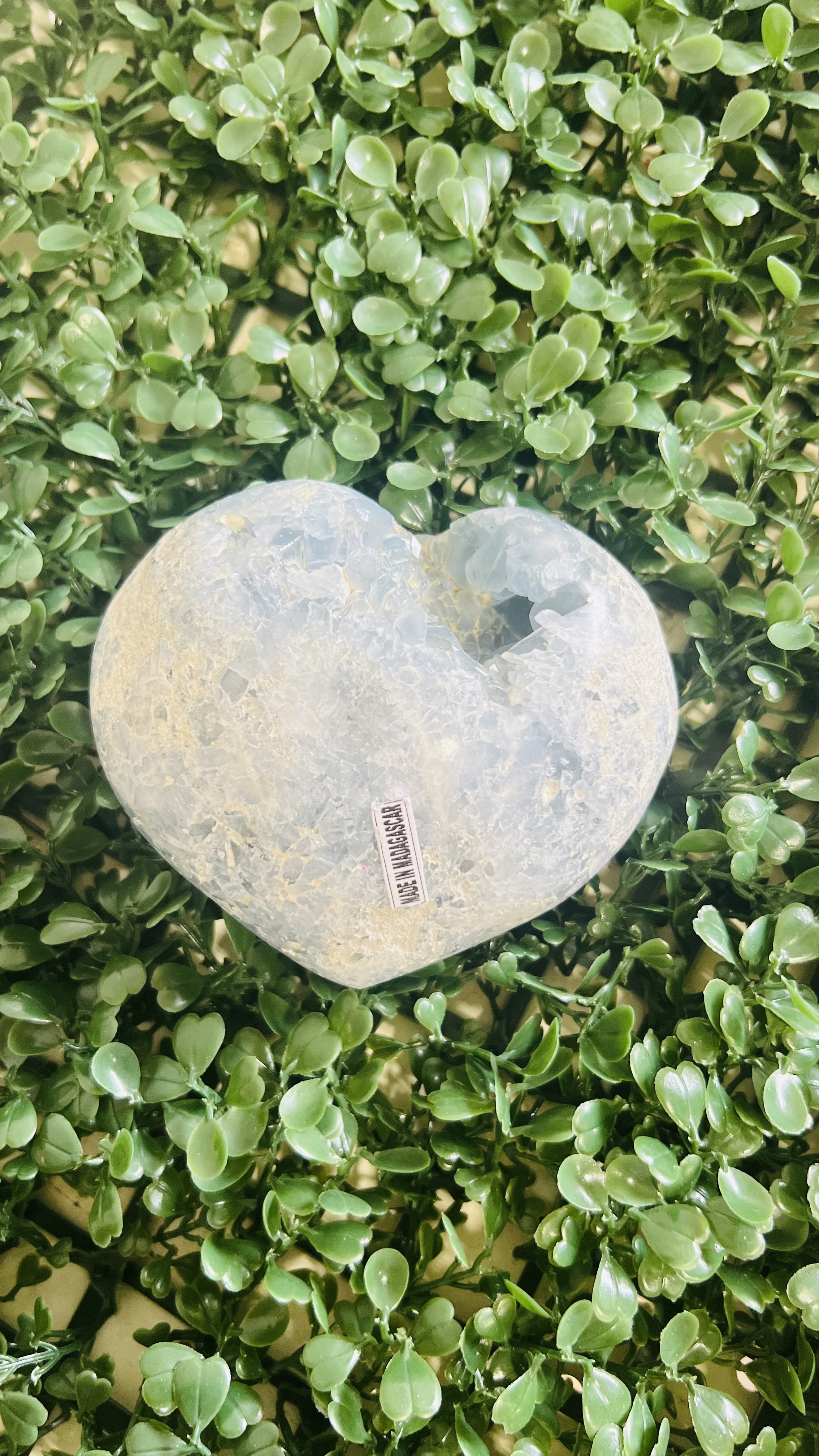 Celestite Heart Cluster 2.53" New Arrivals VD Importers Inc.