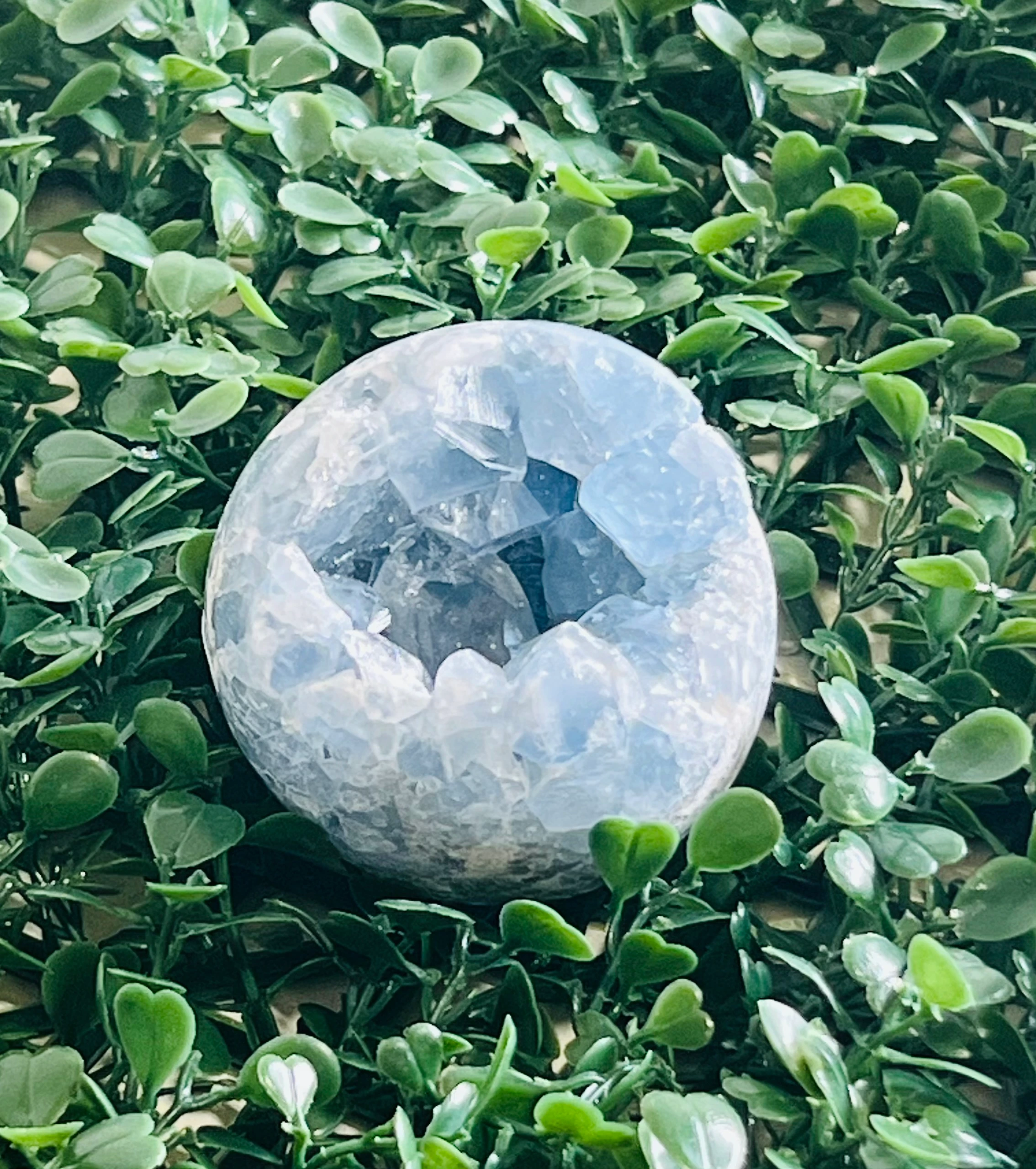Celestite Sphere Cluster 1.5-2" 