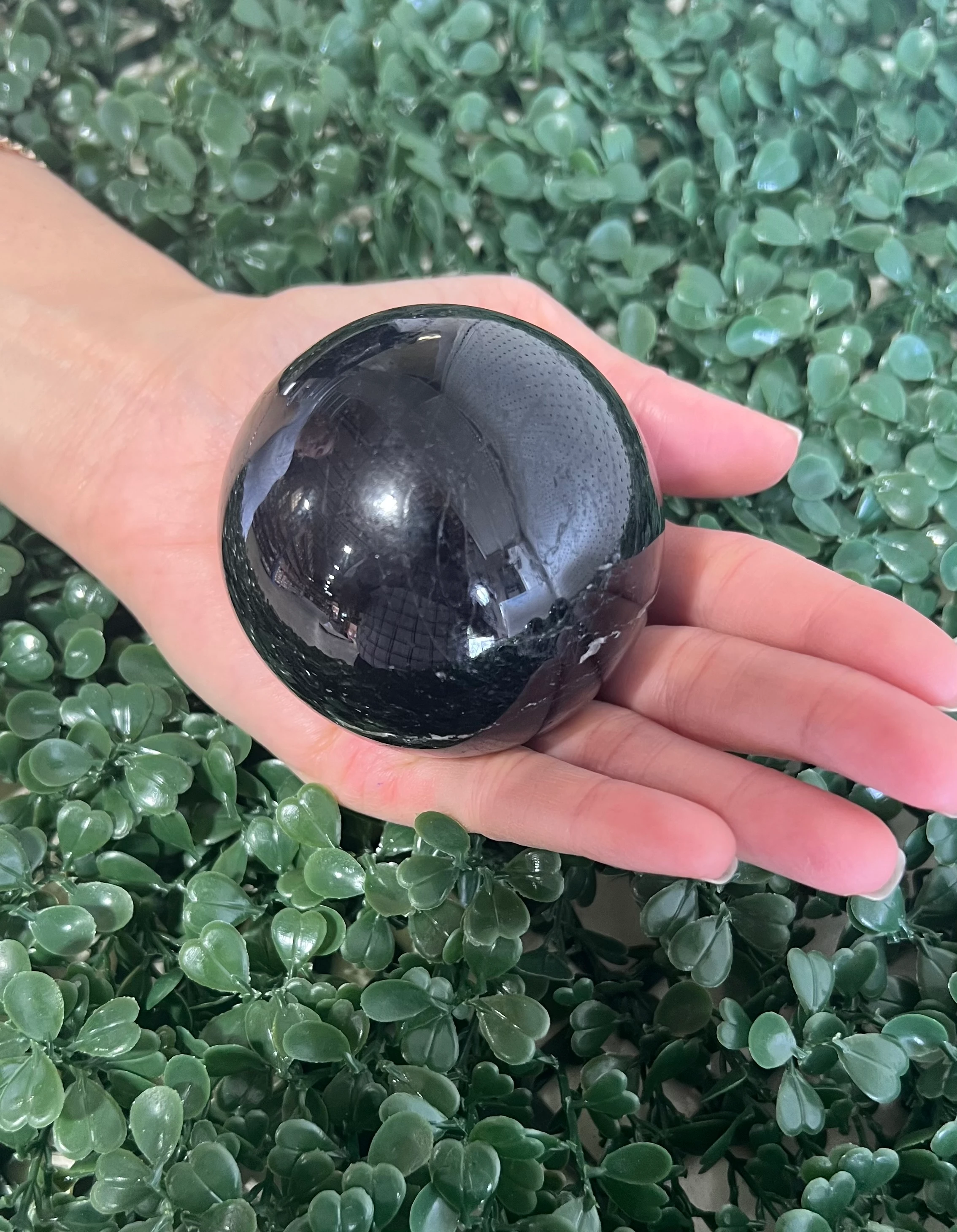 Black Tourmaline Sphere 55-70mm
