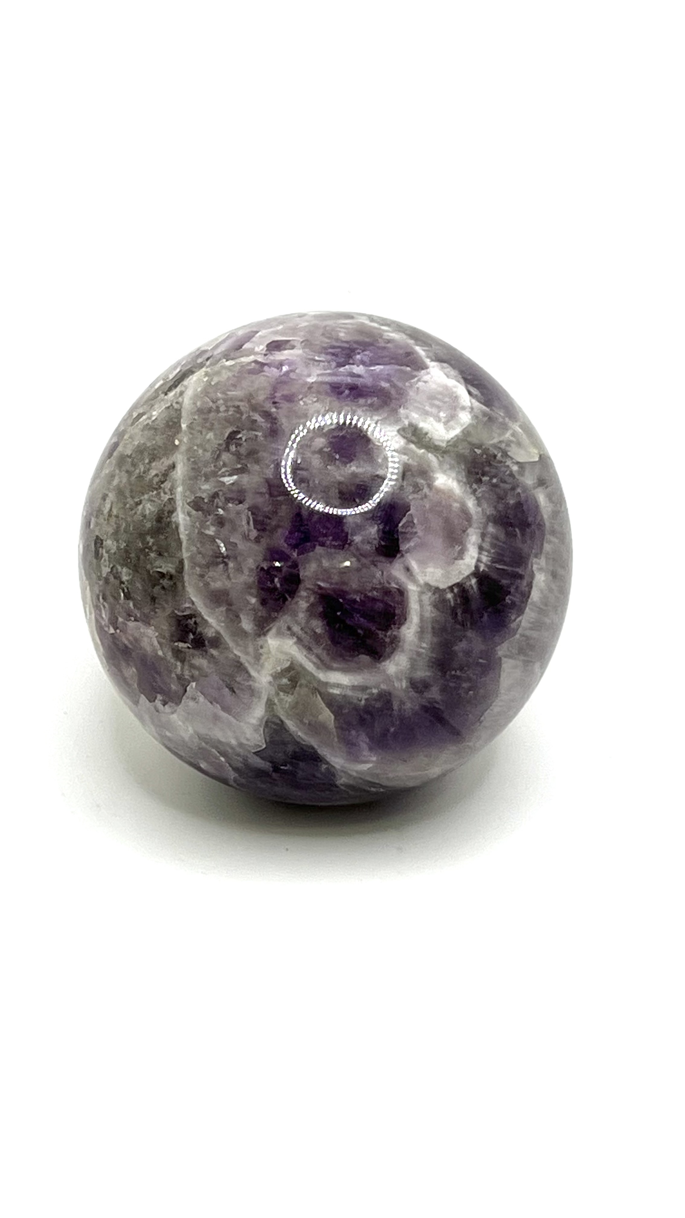 Chevron Amethyst Sphere 60-80mm