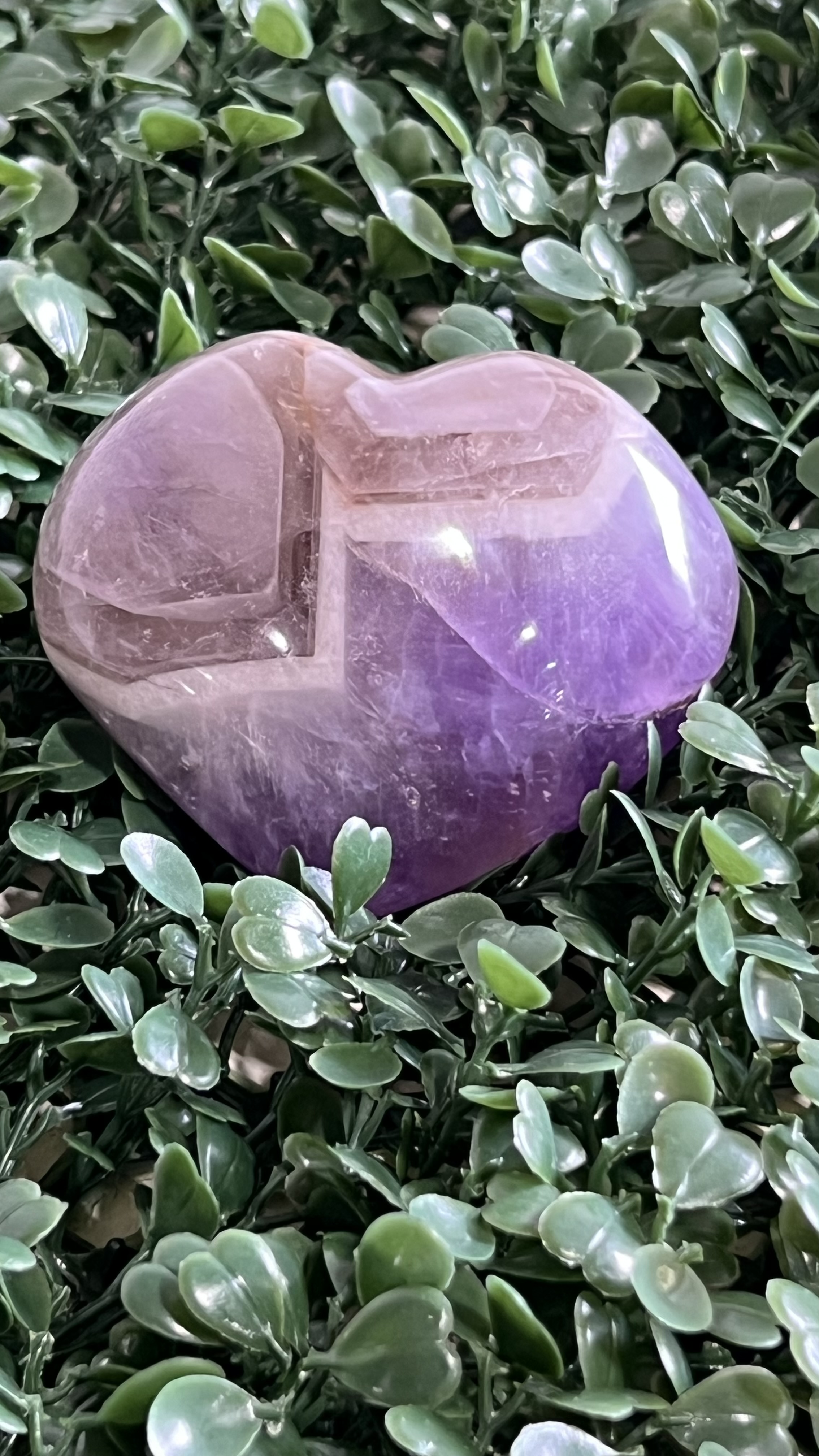 Chevron Amethyst Heart 34" New Arrivals VD Importers Inc.