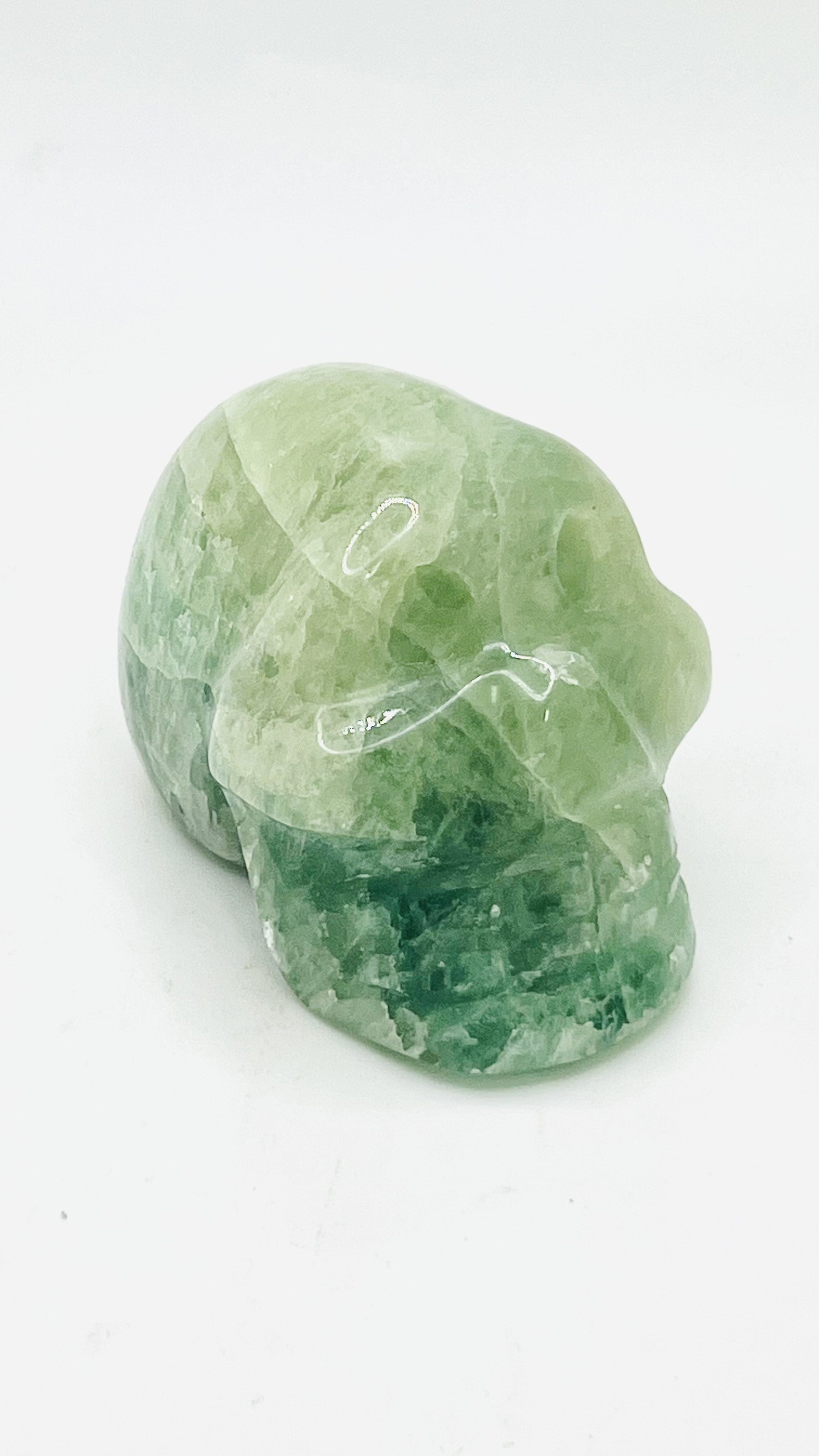 Green Flourite Skull 2.5-3.5" New Arrivals