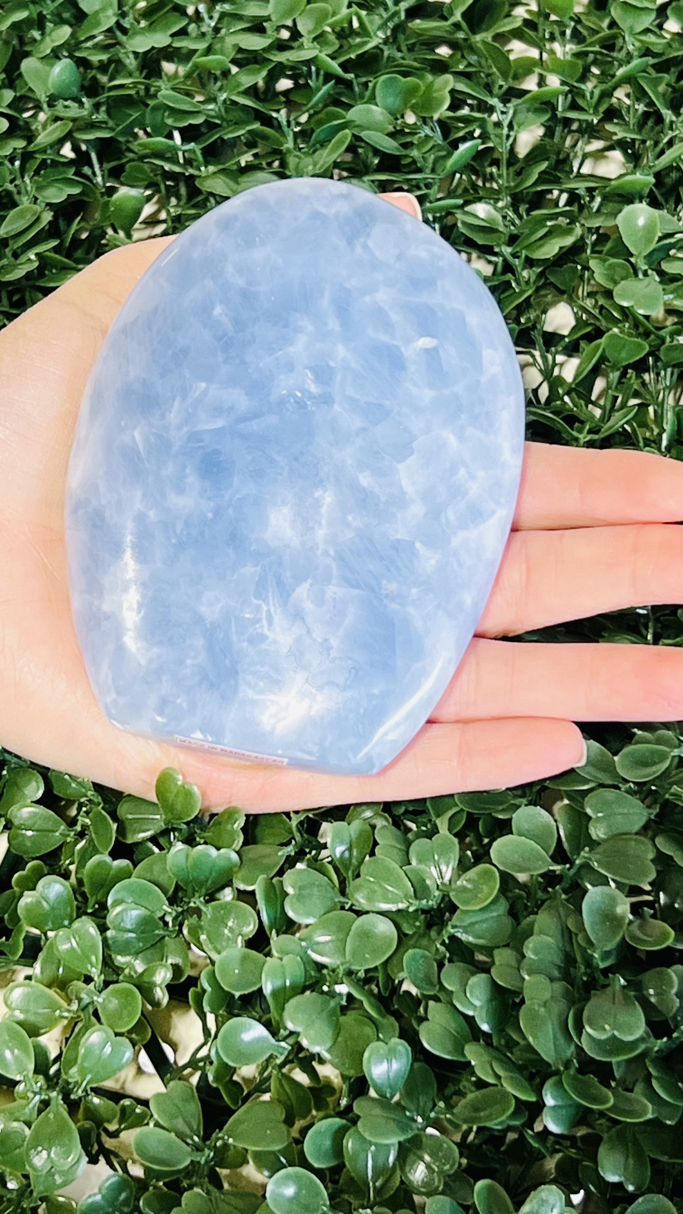 Blue Calcite Free Form 4-5"