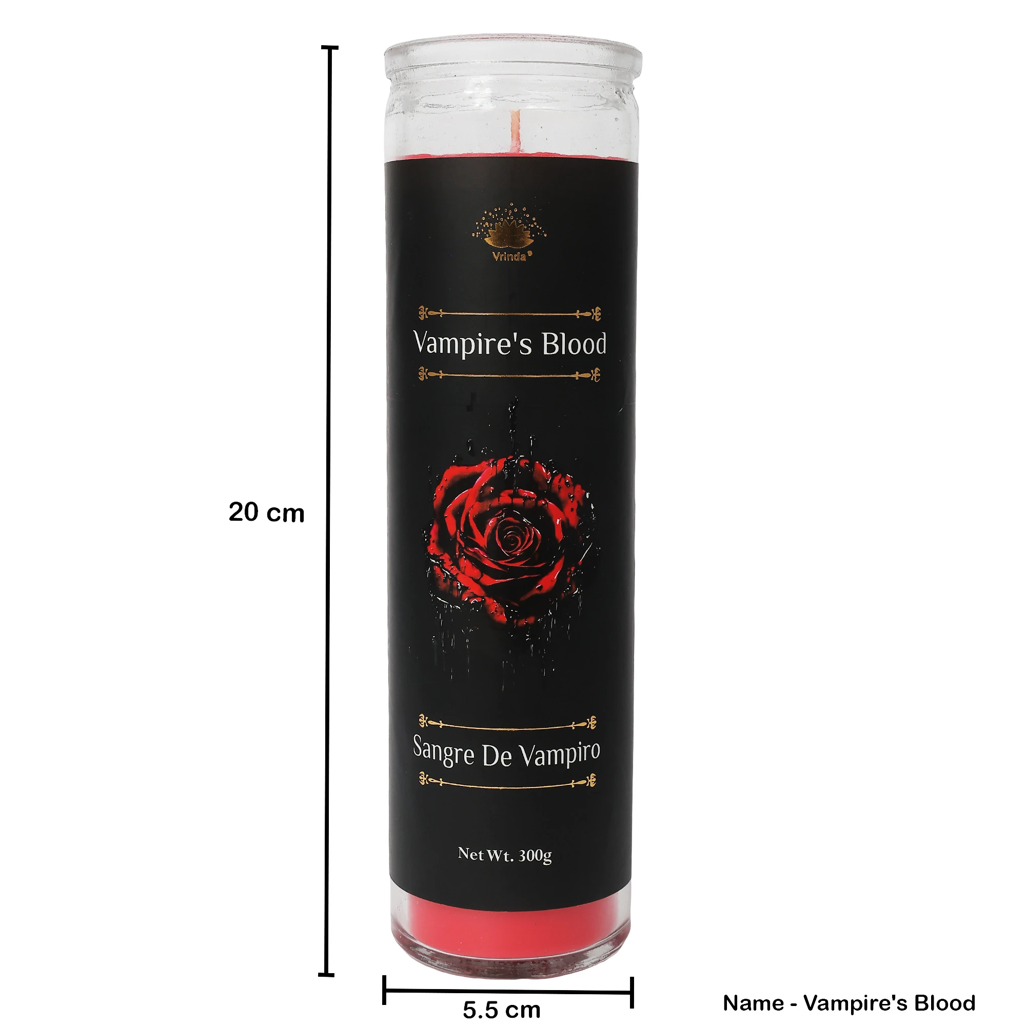 Vampire's Blood 7 Day Scented Ritual candle