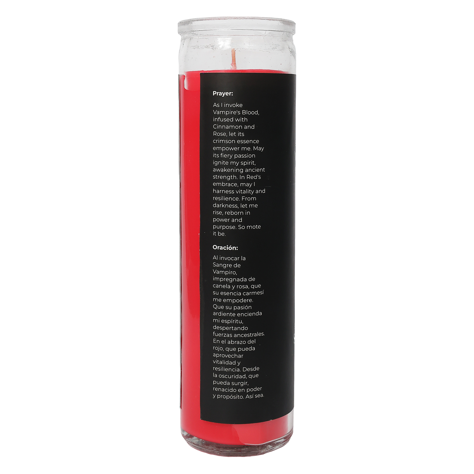 Vampire's Blood 7 Day Scented Ritual candle