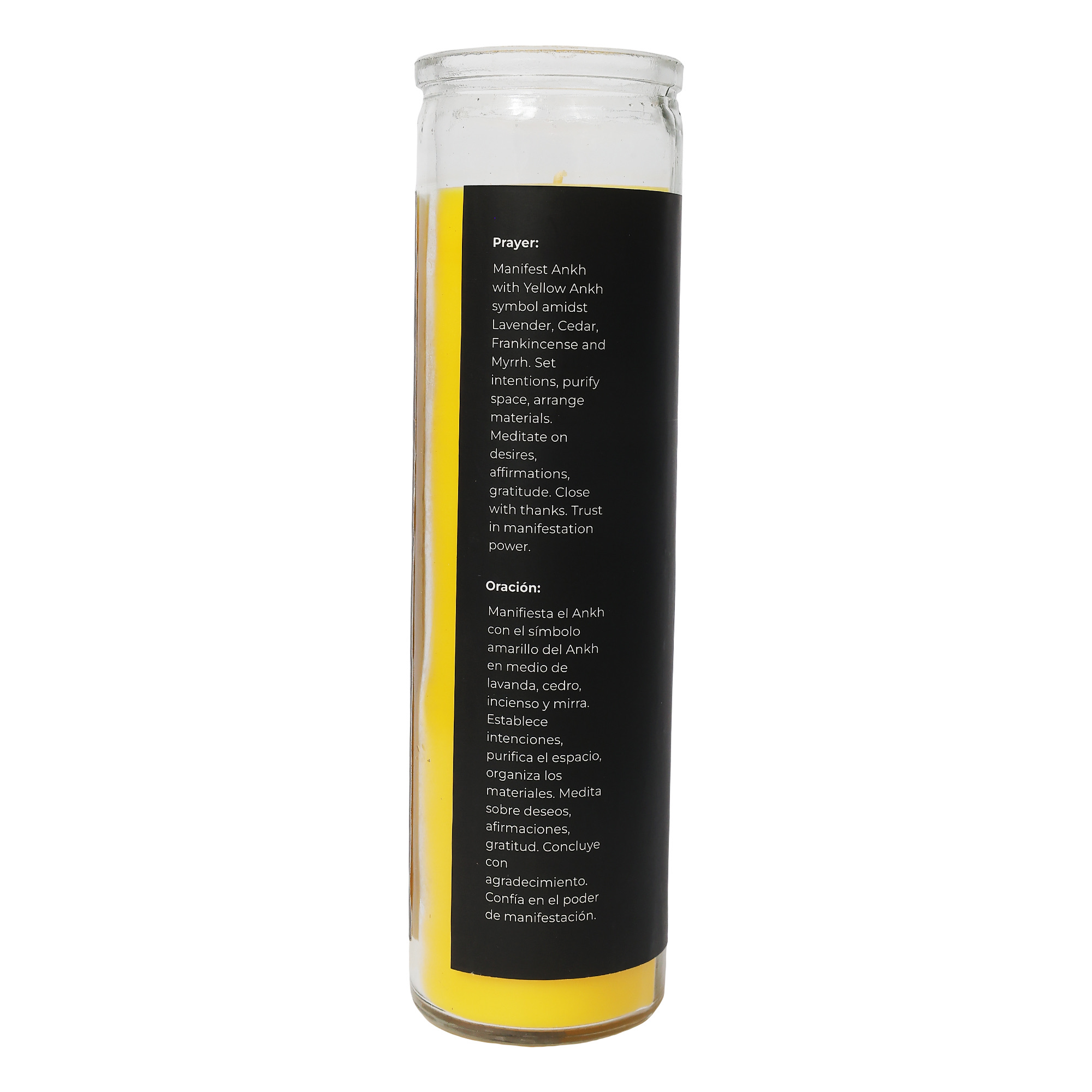 Ankh 7 Day Scented Ritual candle