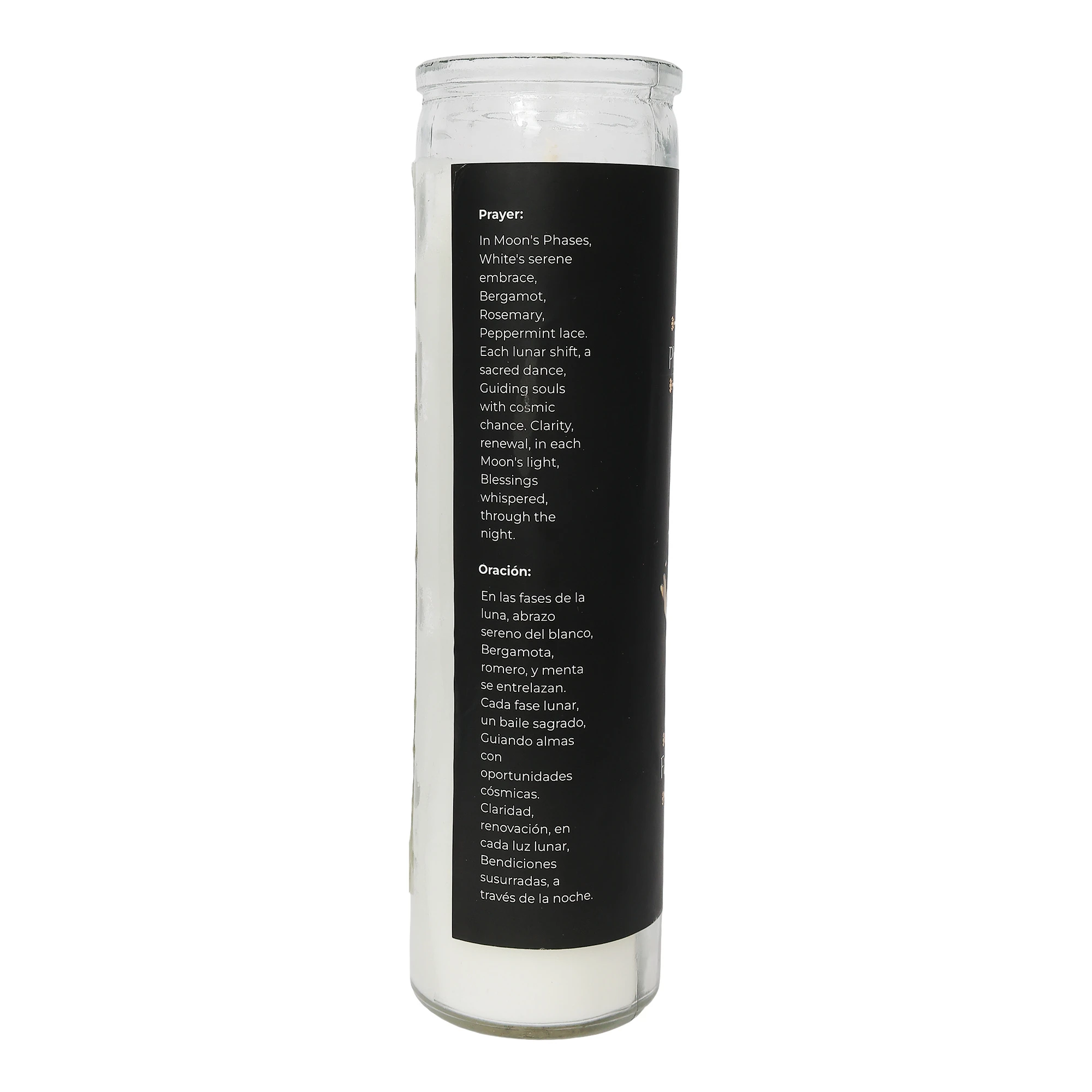 Phases of Moon 7 Day Scented Ritual candle