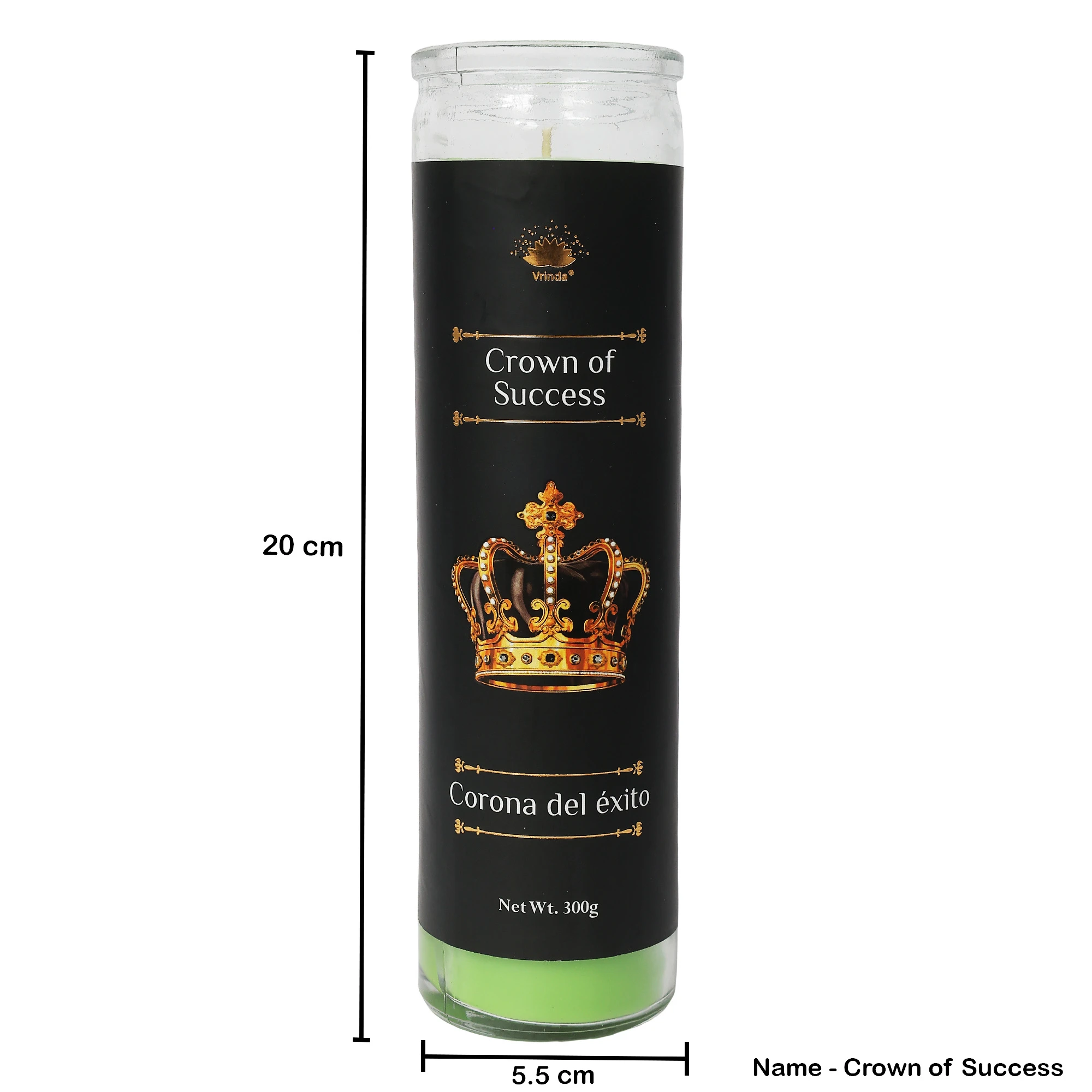 Crown of Success 7 Day Scented Ritual candle