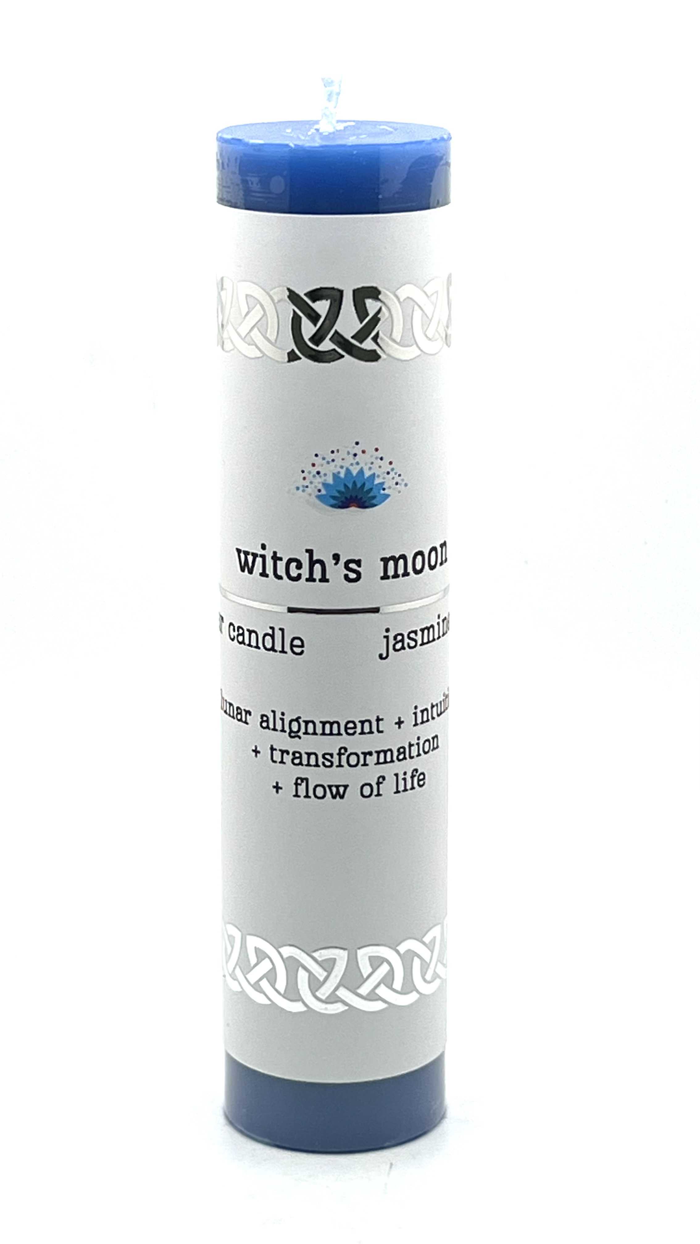 Manifestation Pillar Candle Witch's Moon 7"x1.5" Shop VD Importers Inc.