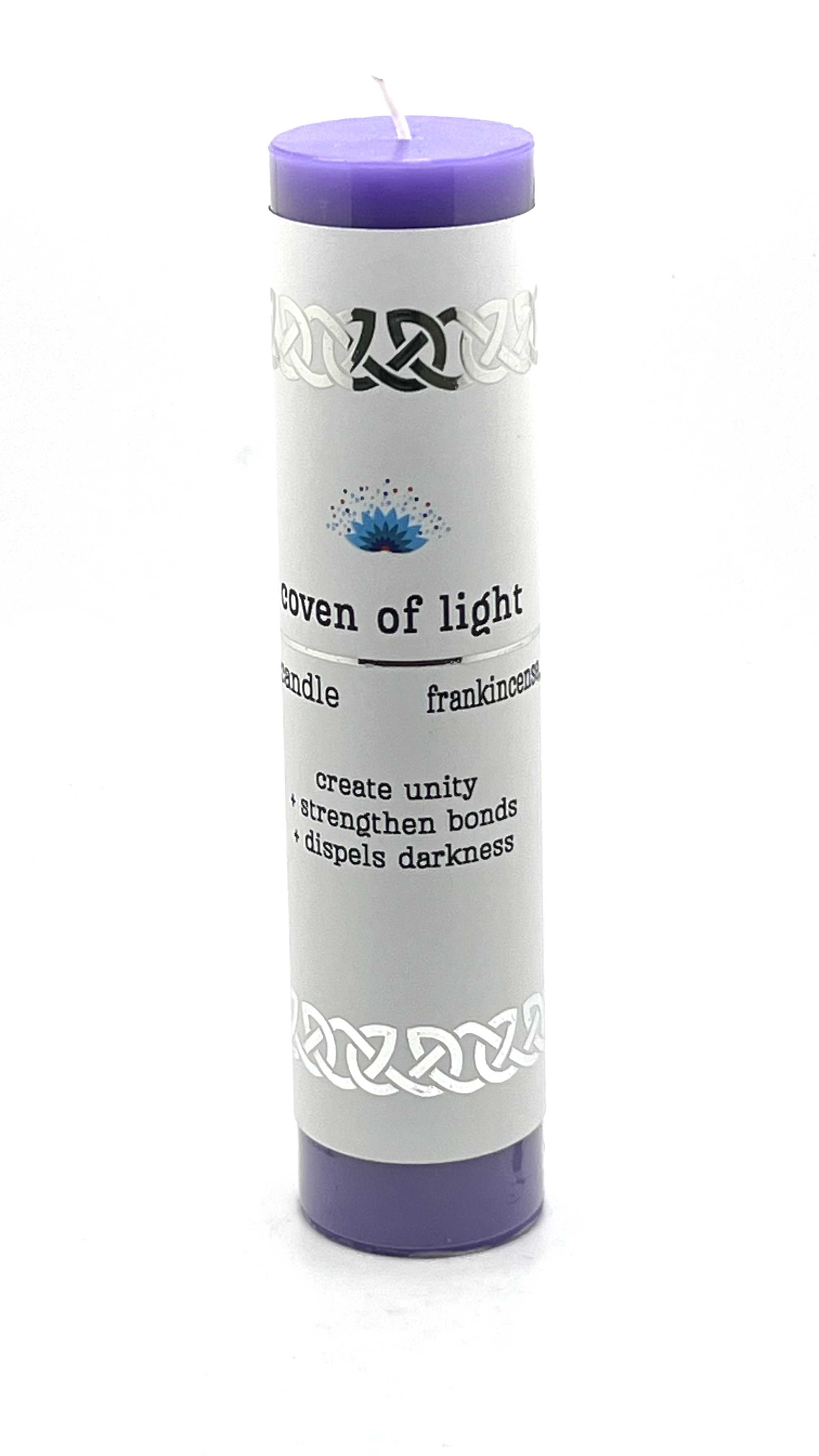 Manifestation Pillar Candle Coven of Light 7"x1.5" New Arrivals VD Importers Inc.
