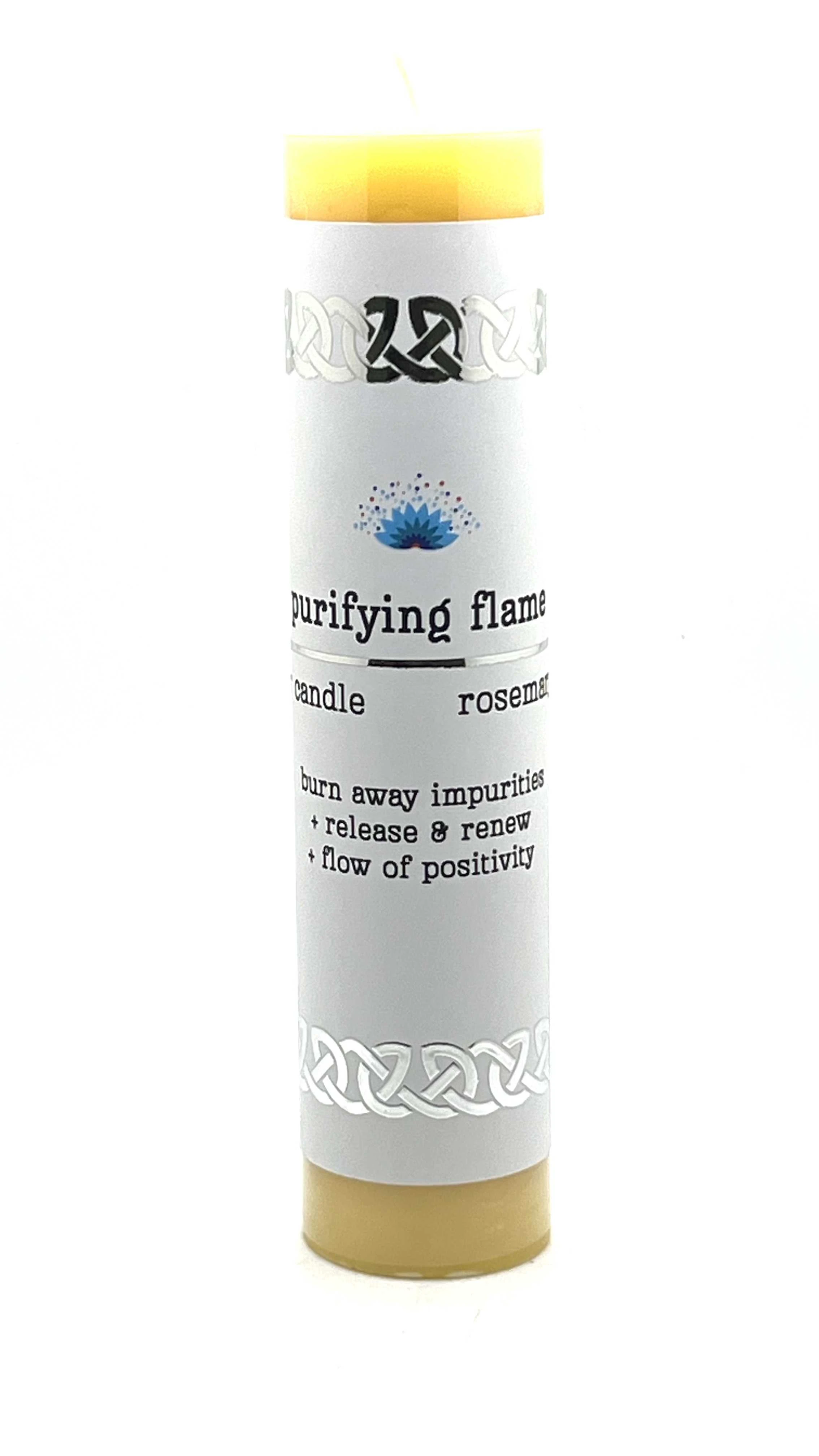 Manifestation Pillar Candle Purifying Flame 7"x1.5"