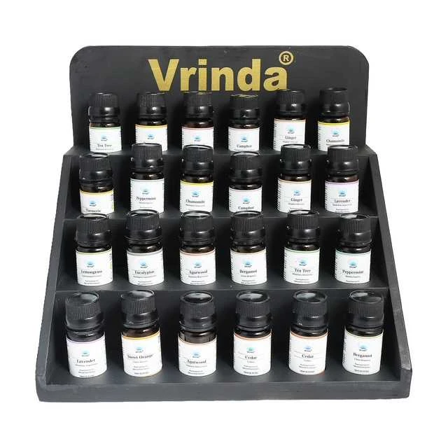 Wood Display for Essential Oils