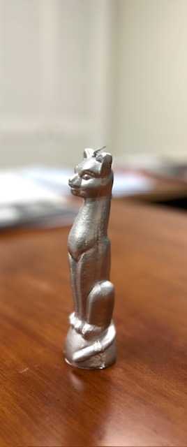 Cat candle silver Small (Pack of 12) Vrinda ® Candles VD Importers Inc.