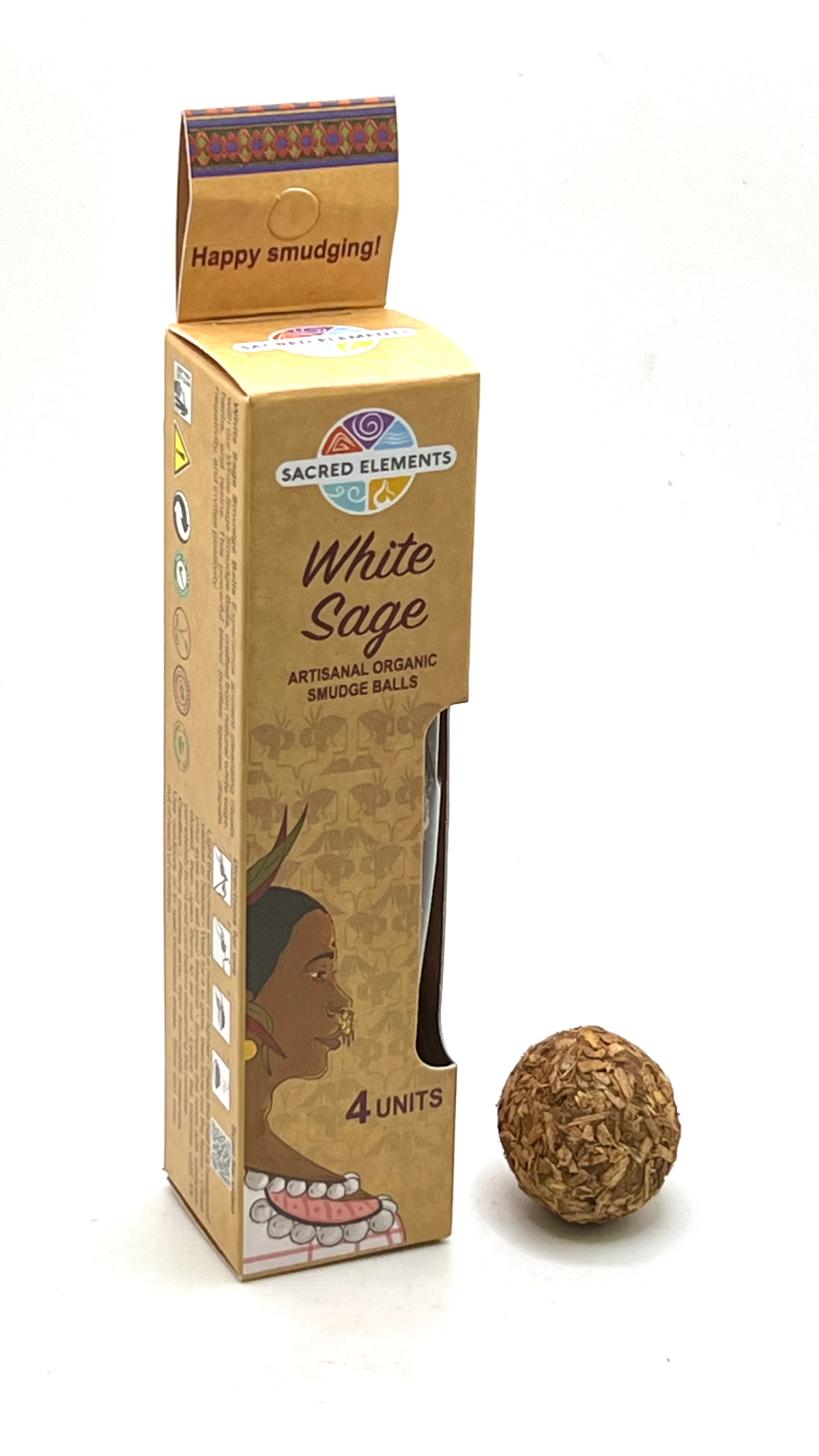 White Sage organic Smudge Bombs (4 unit in a pack) 12pack