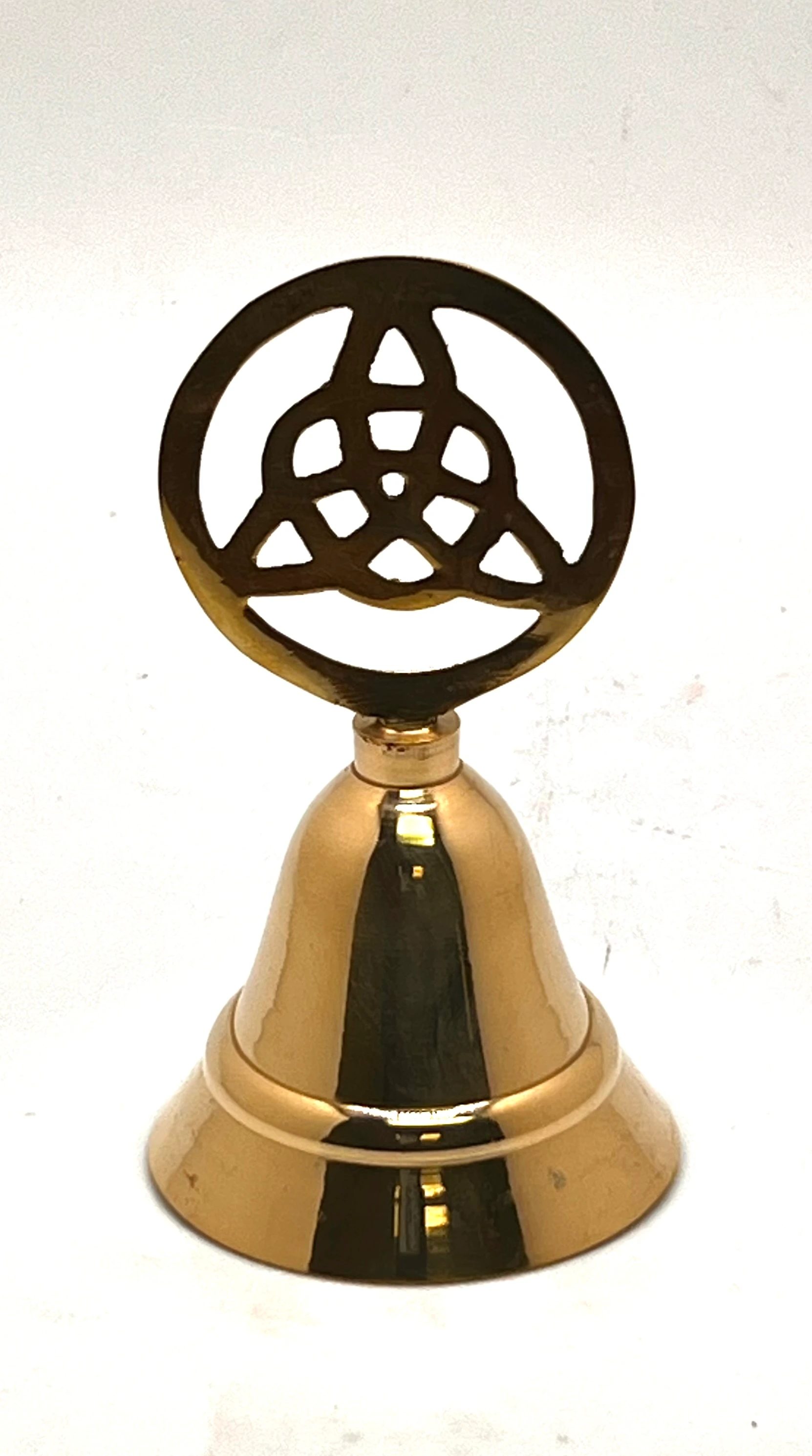 Brass Bell 4" (Triquetra)
