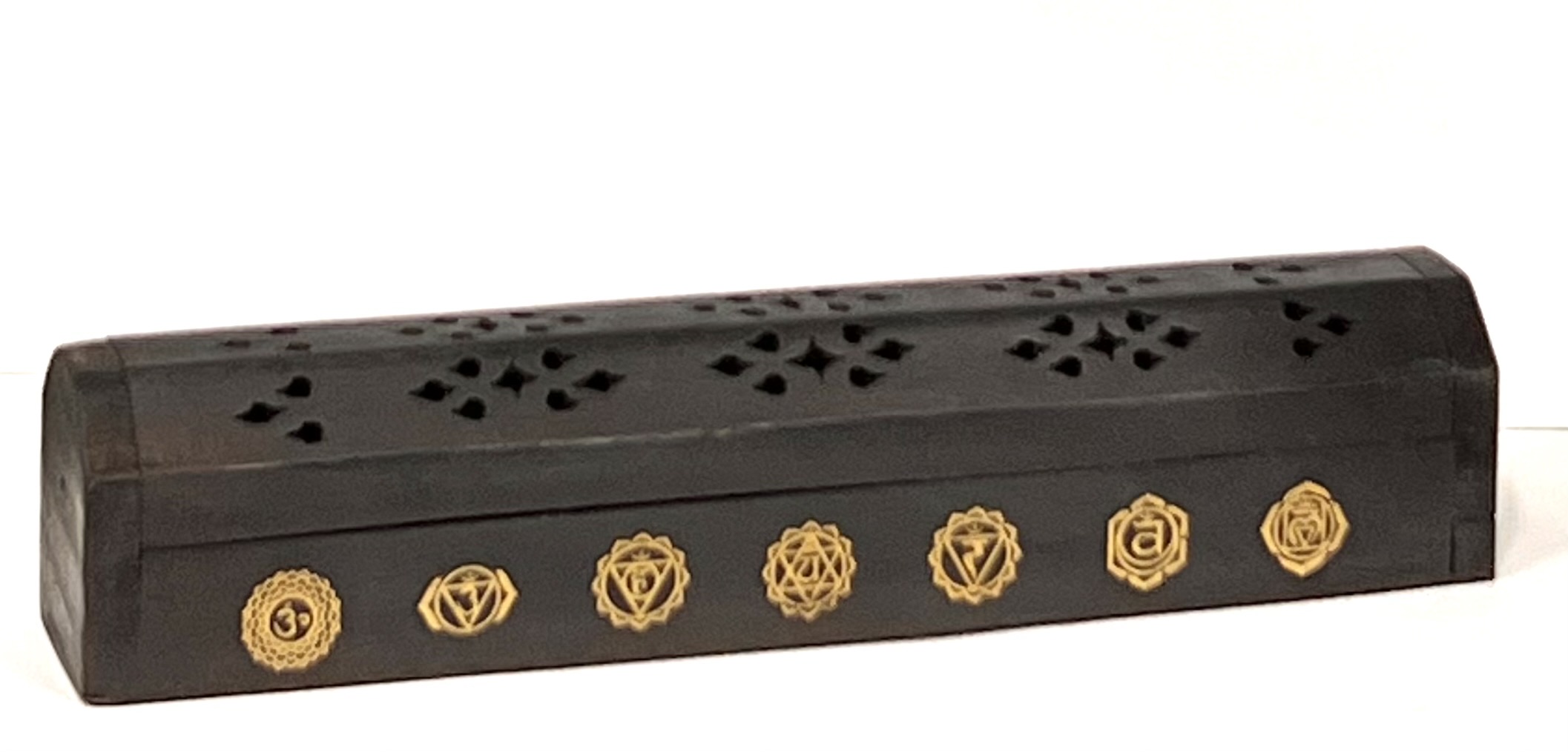 Wooden Coffin Box (7 Chakra Black)