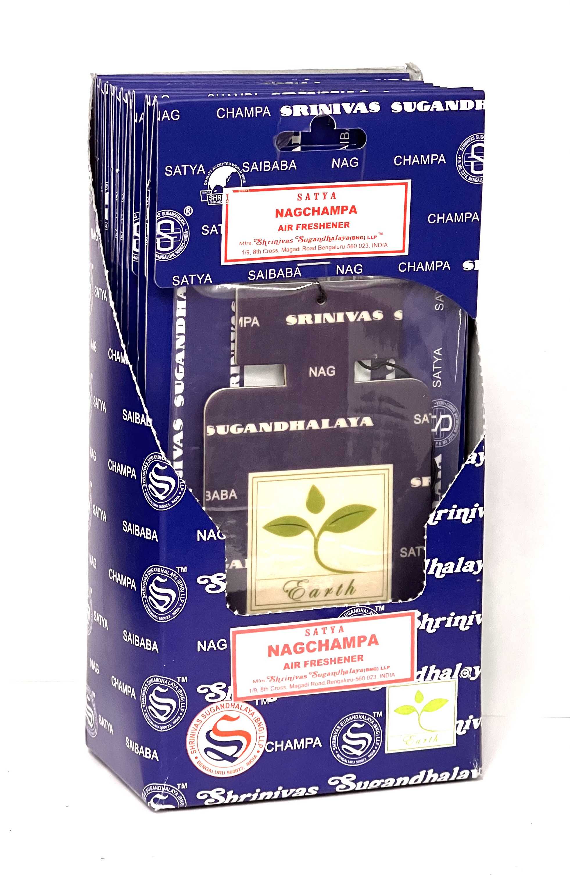 Nag Champa Hanging air Freshner (pack of 12) Satya Shop VD Importers Inc.