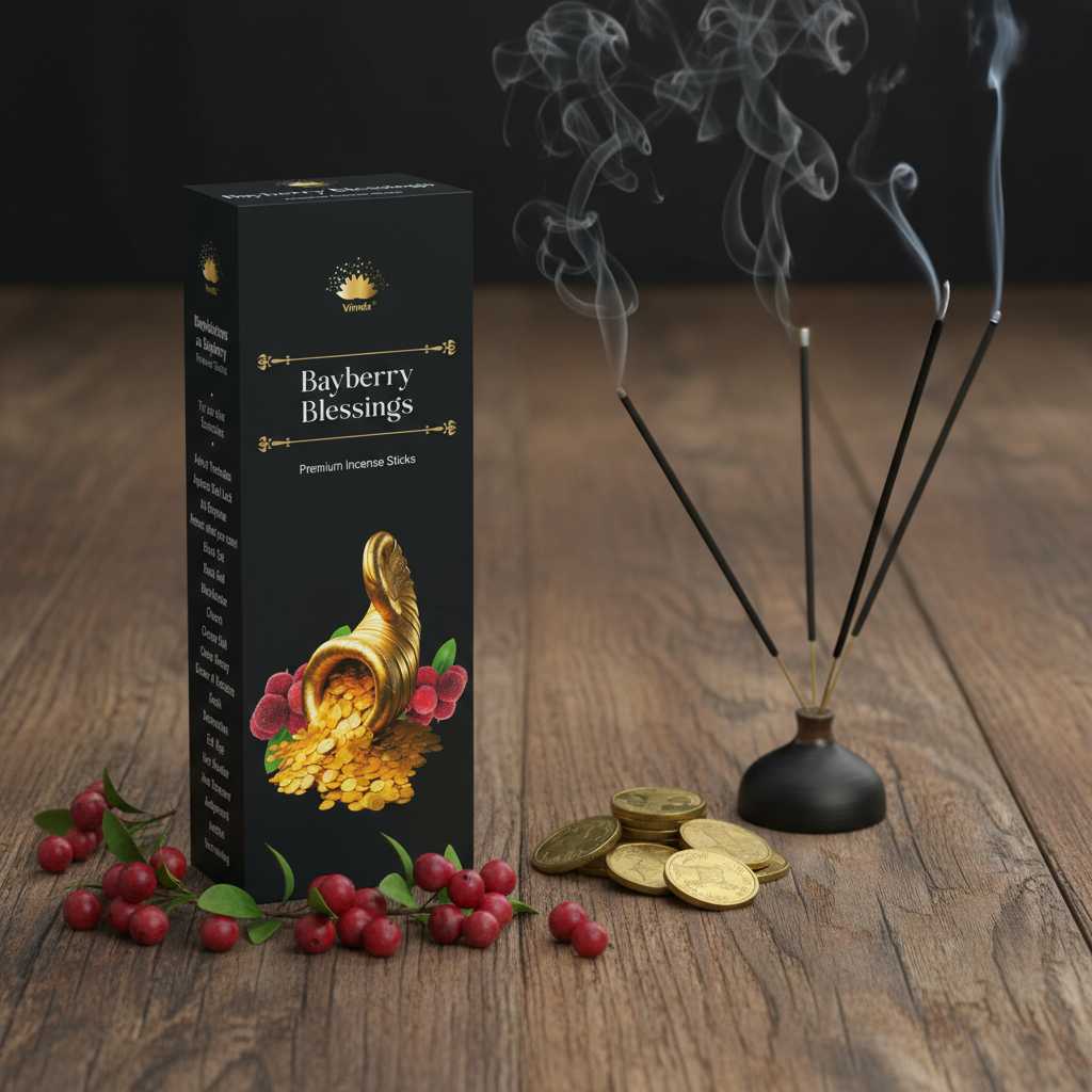 Bayberry hexa incense sticks (pack of 6) Vrinda ® Exclusive Incense VD Importers Inc.