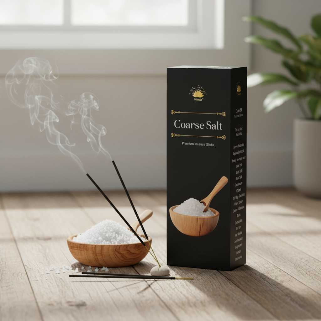 Coarse Salt hexa incense sticks (pack of 6) 