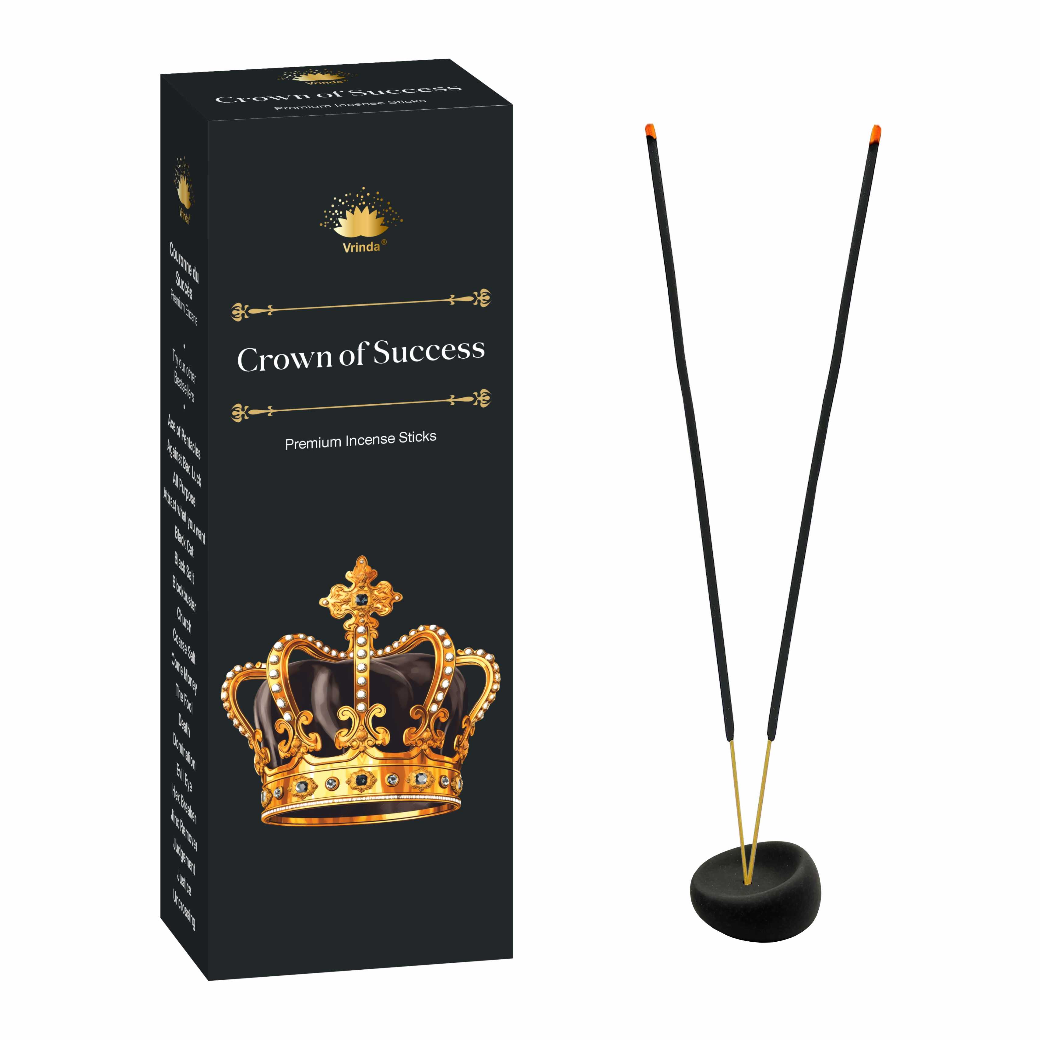 Crown Of Success hexa incense sticks (pack of 6) Vrinda ® Exclusive Incense VD Importers Inc.