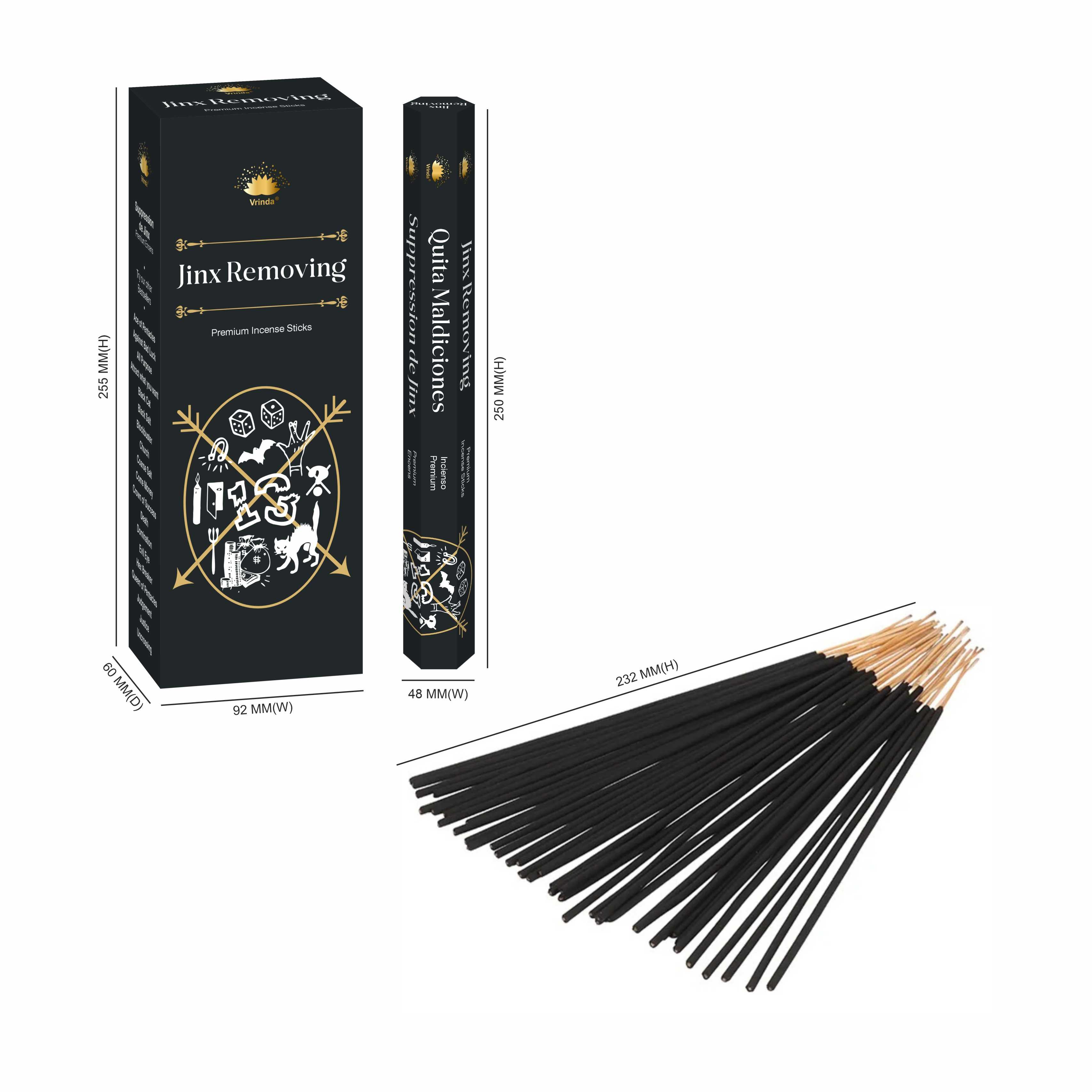 Jinx Remover hexa incense sticks (pack of 6) Exclusive Incense