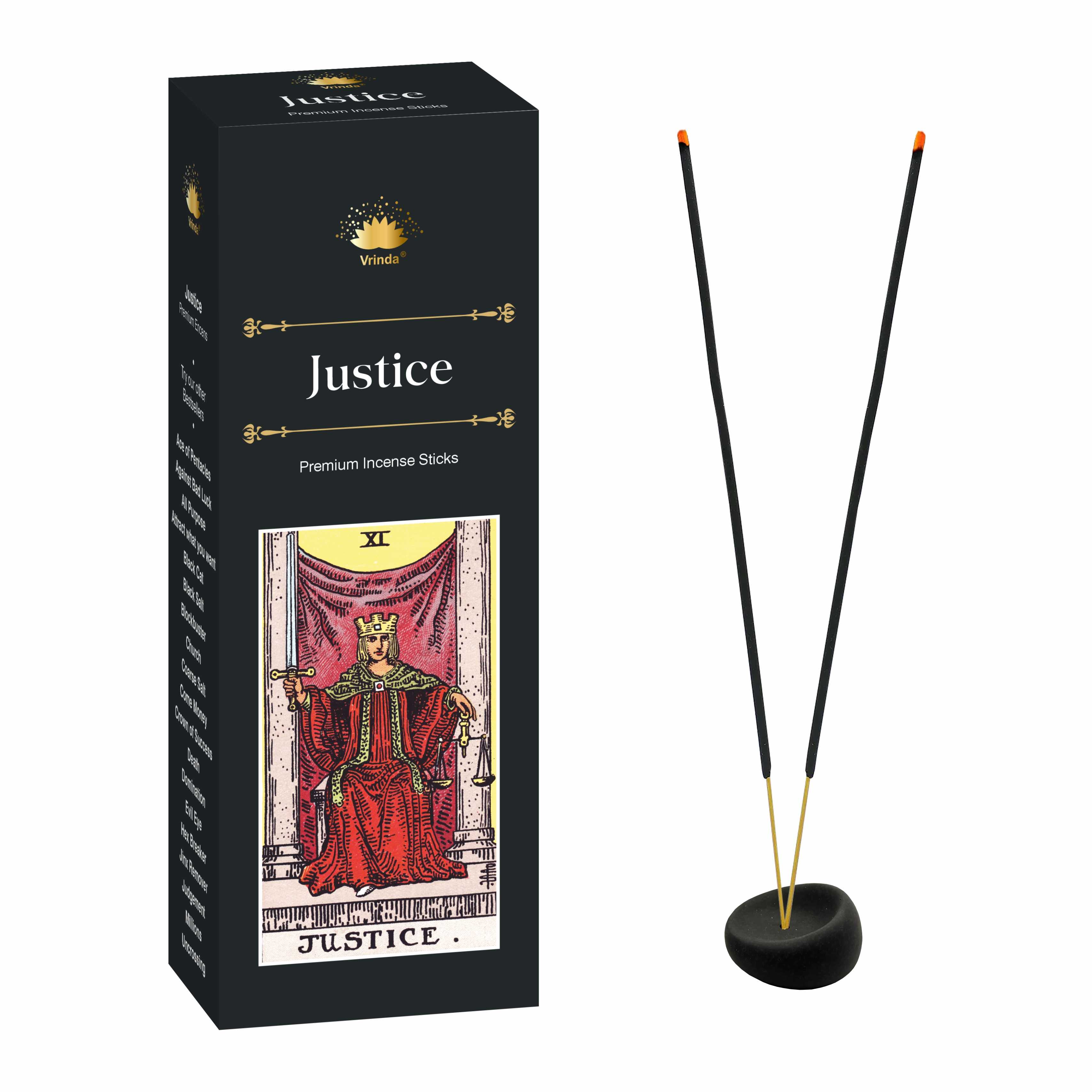 Justice hexa incense sticks (pack of 6) Vrinda ® Exclusive Incense VD Importers Inc.