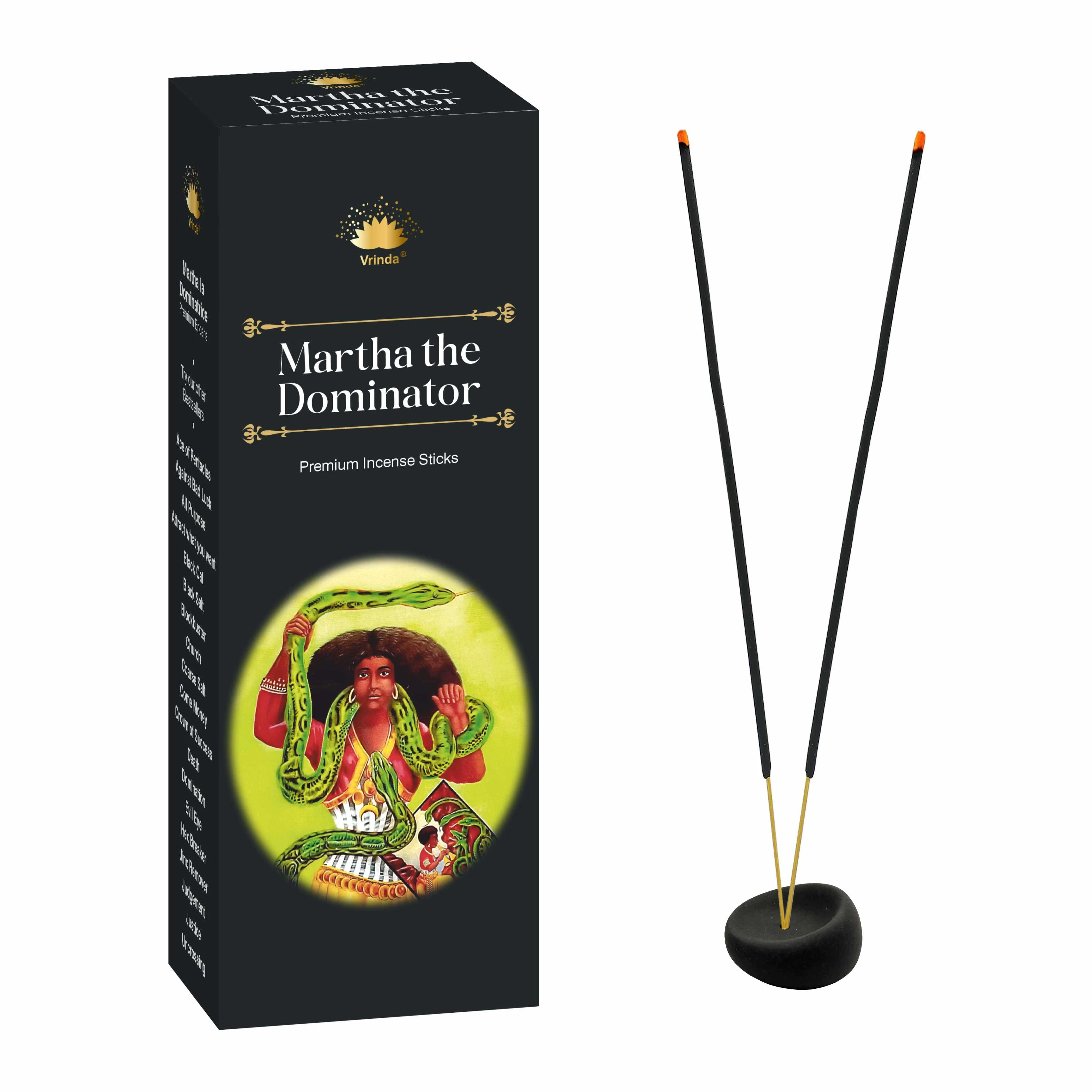 Martha The Dominator hexa incense sticks (pack of 6)