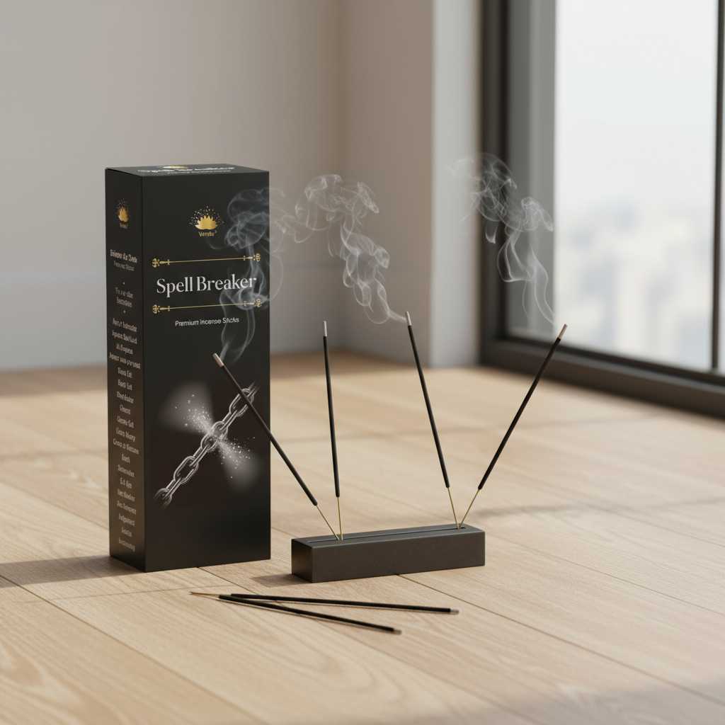 Spell Breaker hexa incense sticks (pack of 6) Vrinda ® Exclusive Incense VD Importers Inc.