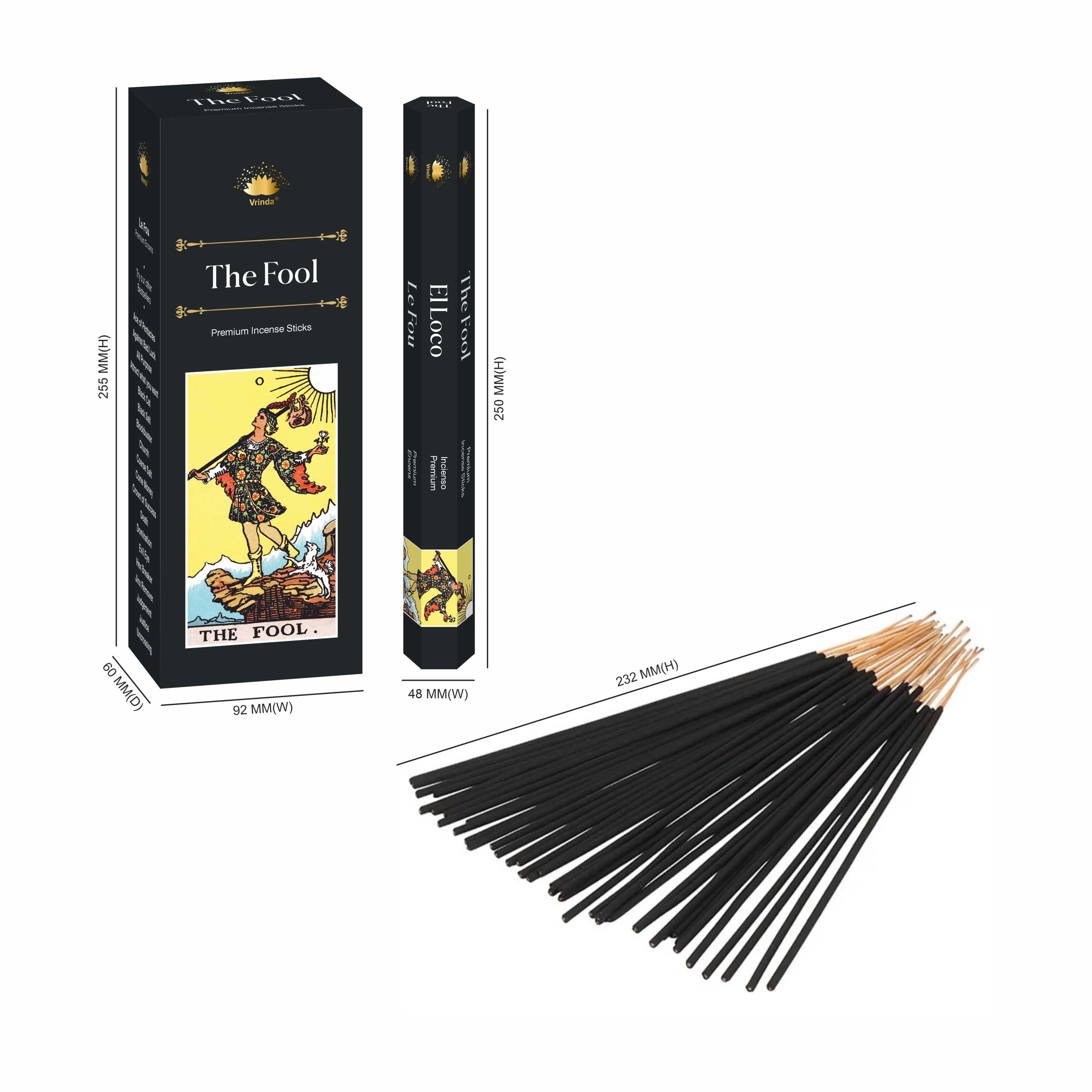 The Fool hexa incense sticks (pack of 6)