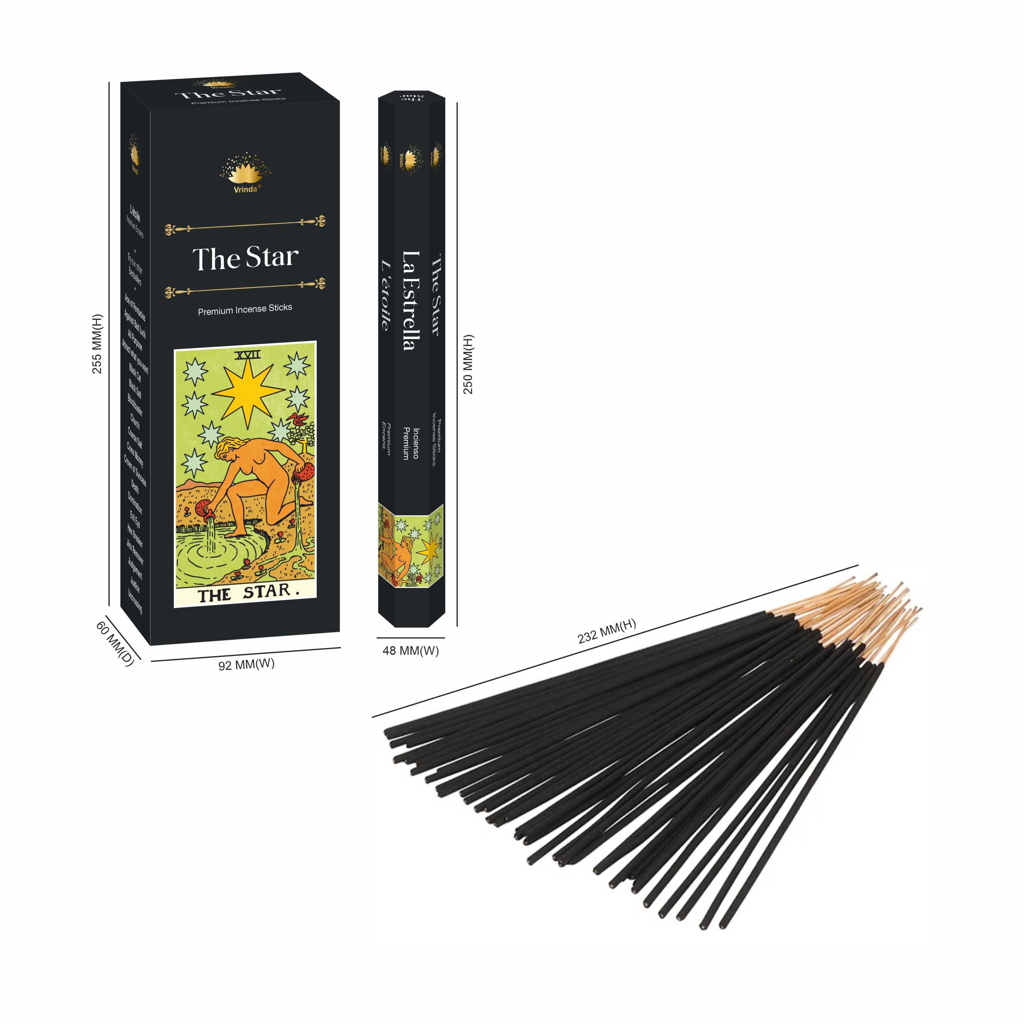 The Sun hexa incense sticks (pack of 6) Vrinda ® New Arrivals VD Importers Inc.