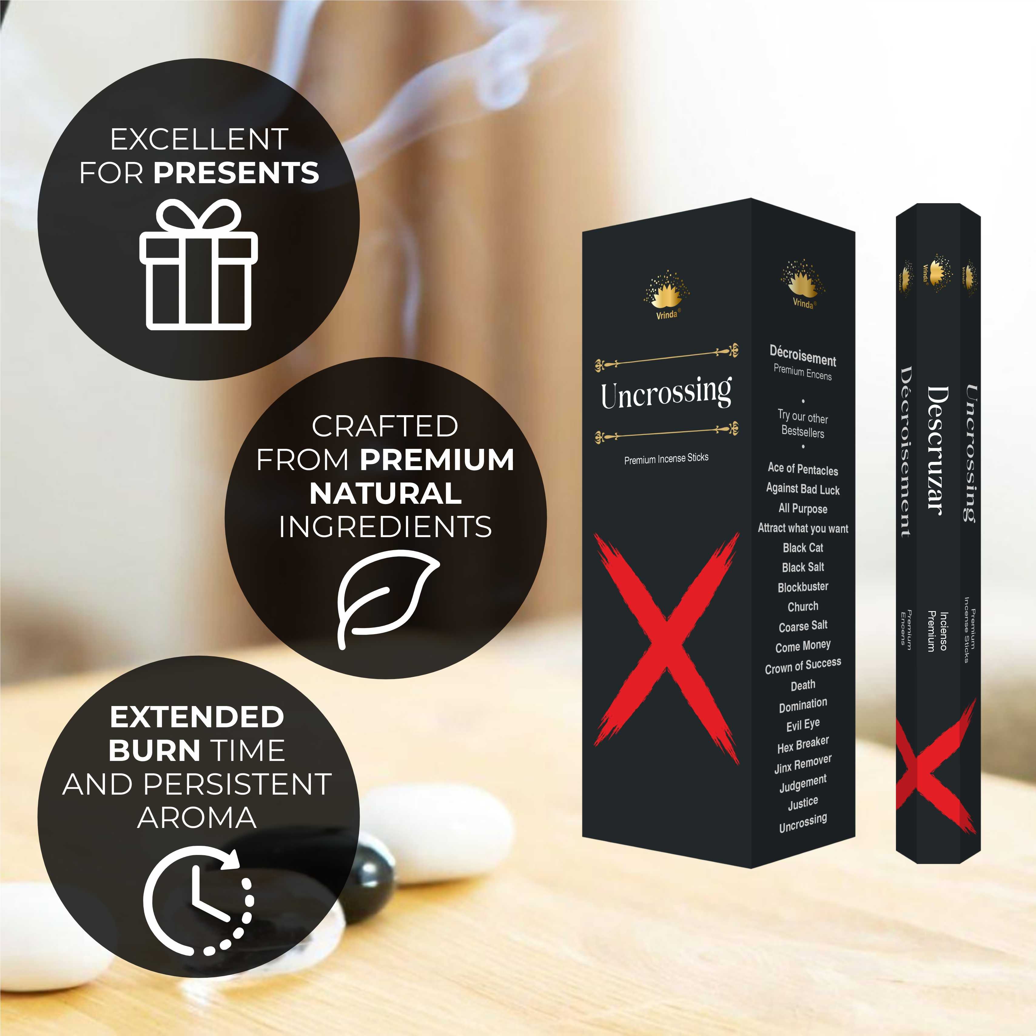 Uncrossing hexa incense sticks (pack of 6)