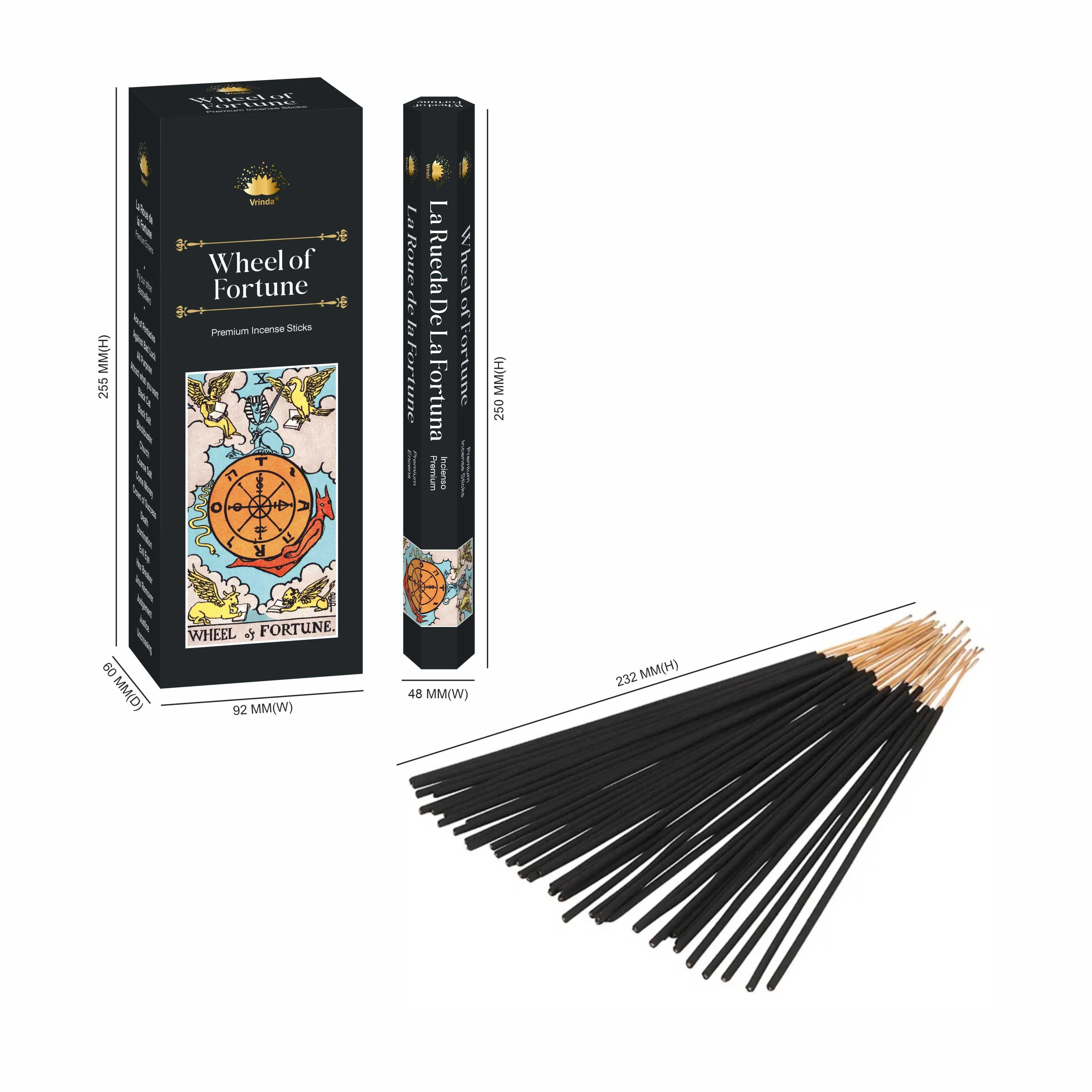 Wheel of Fortune hexa incense sticks (pack of 6)