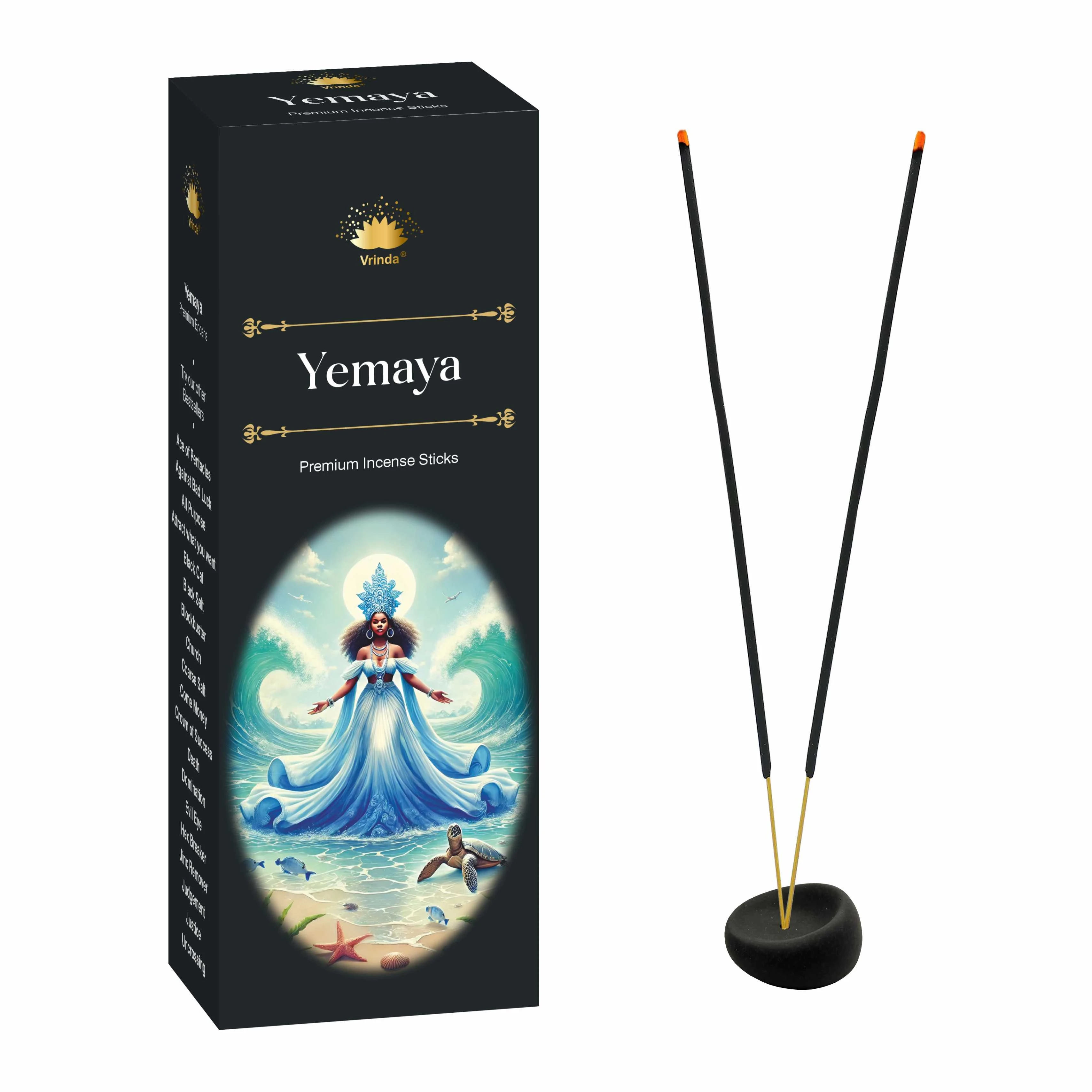 Yemaya hexa incense sticks (pack of 6)