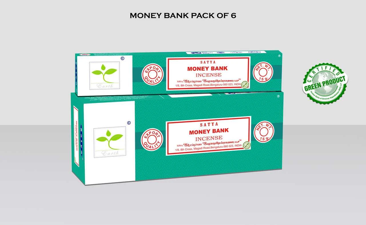 Satya money Bank Incense 15 grams