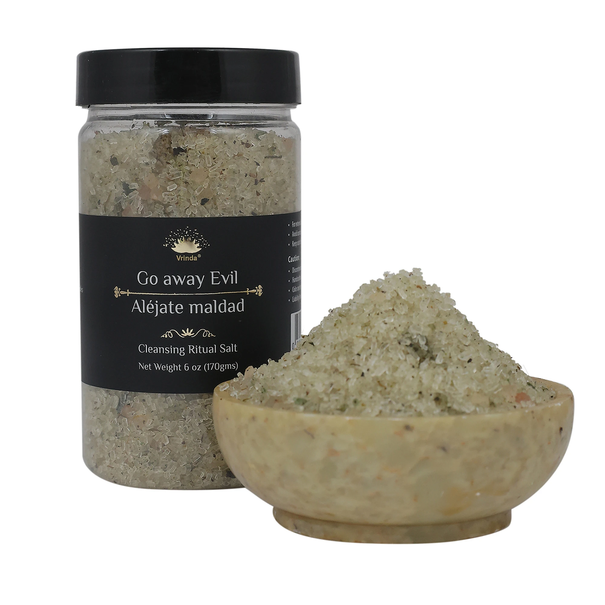 Go Away Evil Ritual Salt with Herbs 6 OZ
