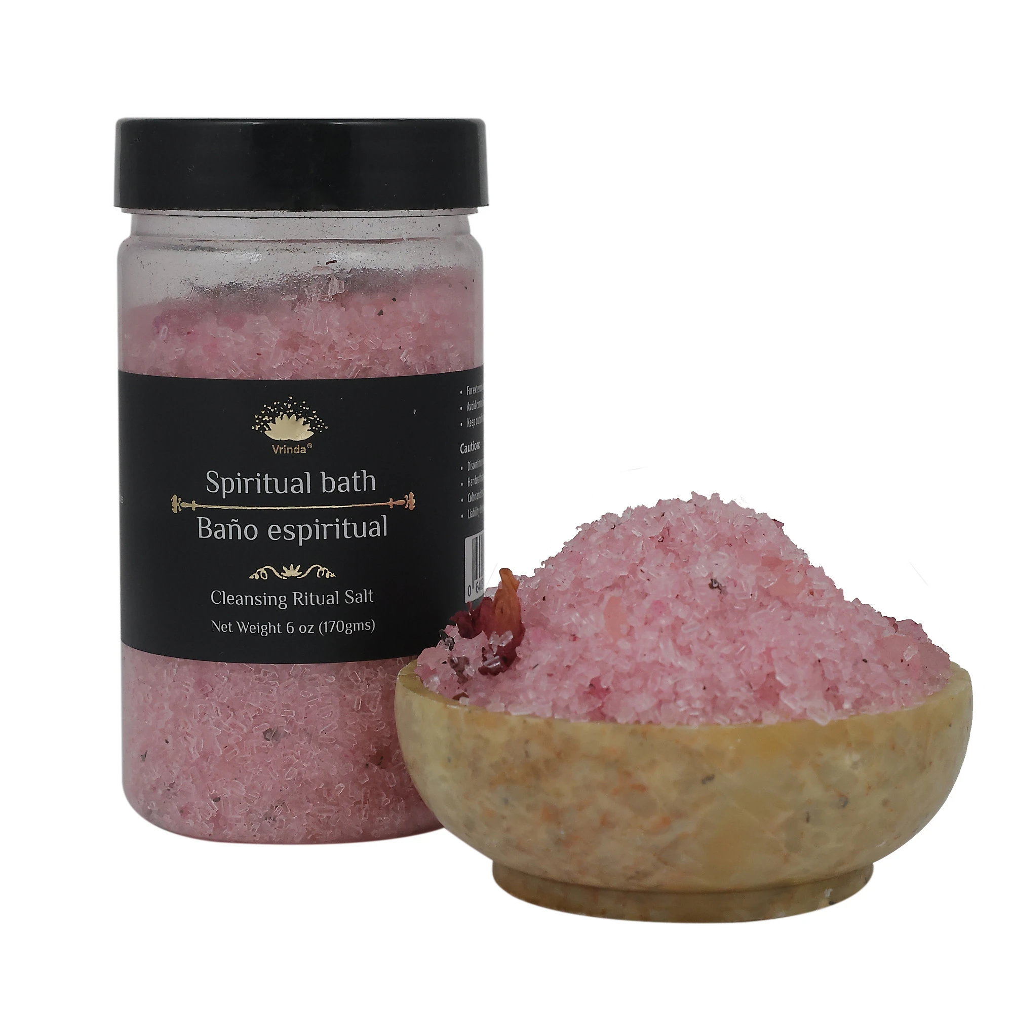 Spiritual Bath Ritual Salt with Herbs 6 OZ